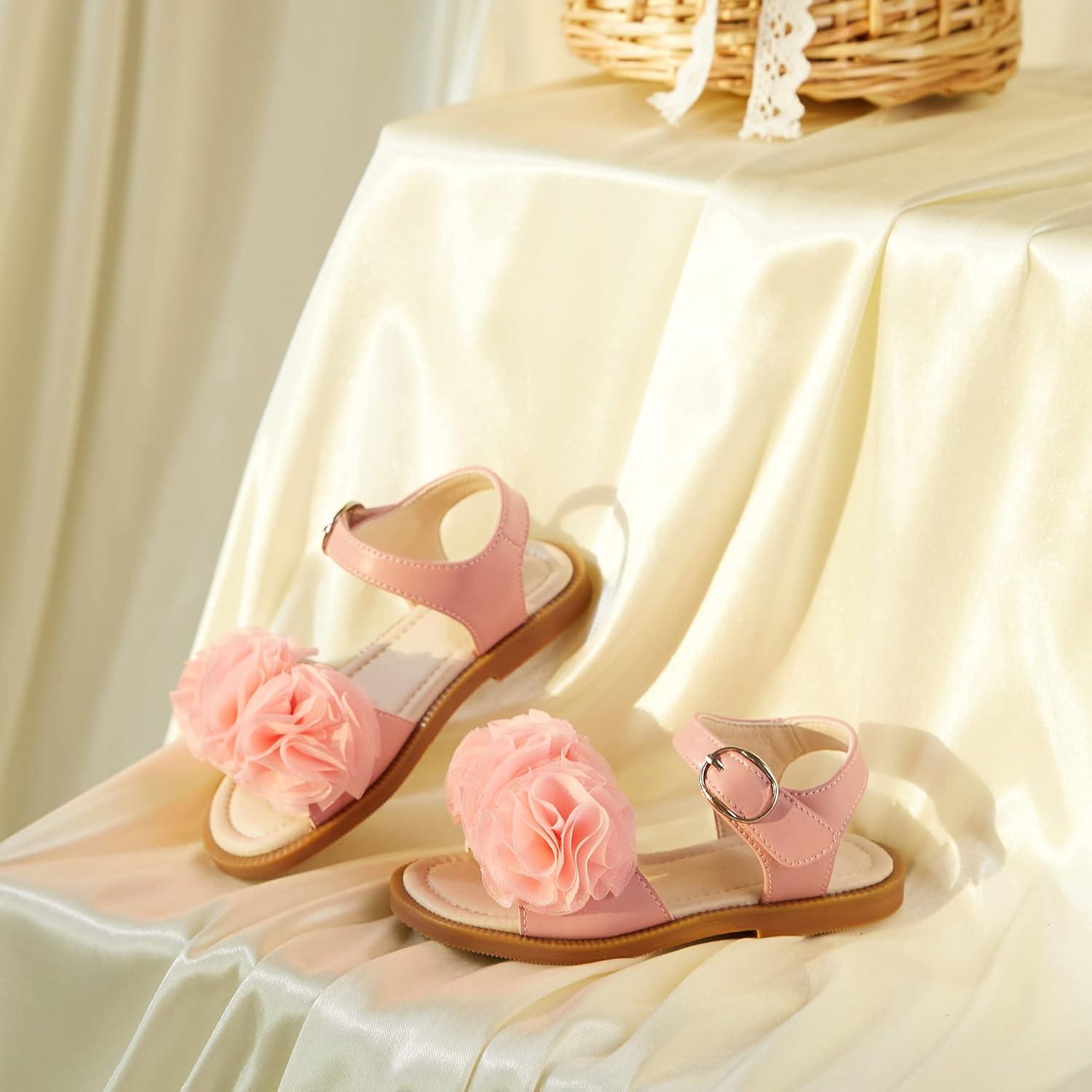 imageKiderence Toddler Girls Sandals Little Girls Kids Summer Shoes Toddler SandalsCk698 Pink