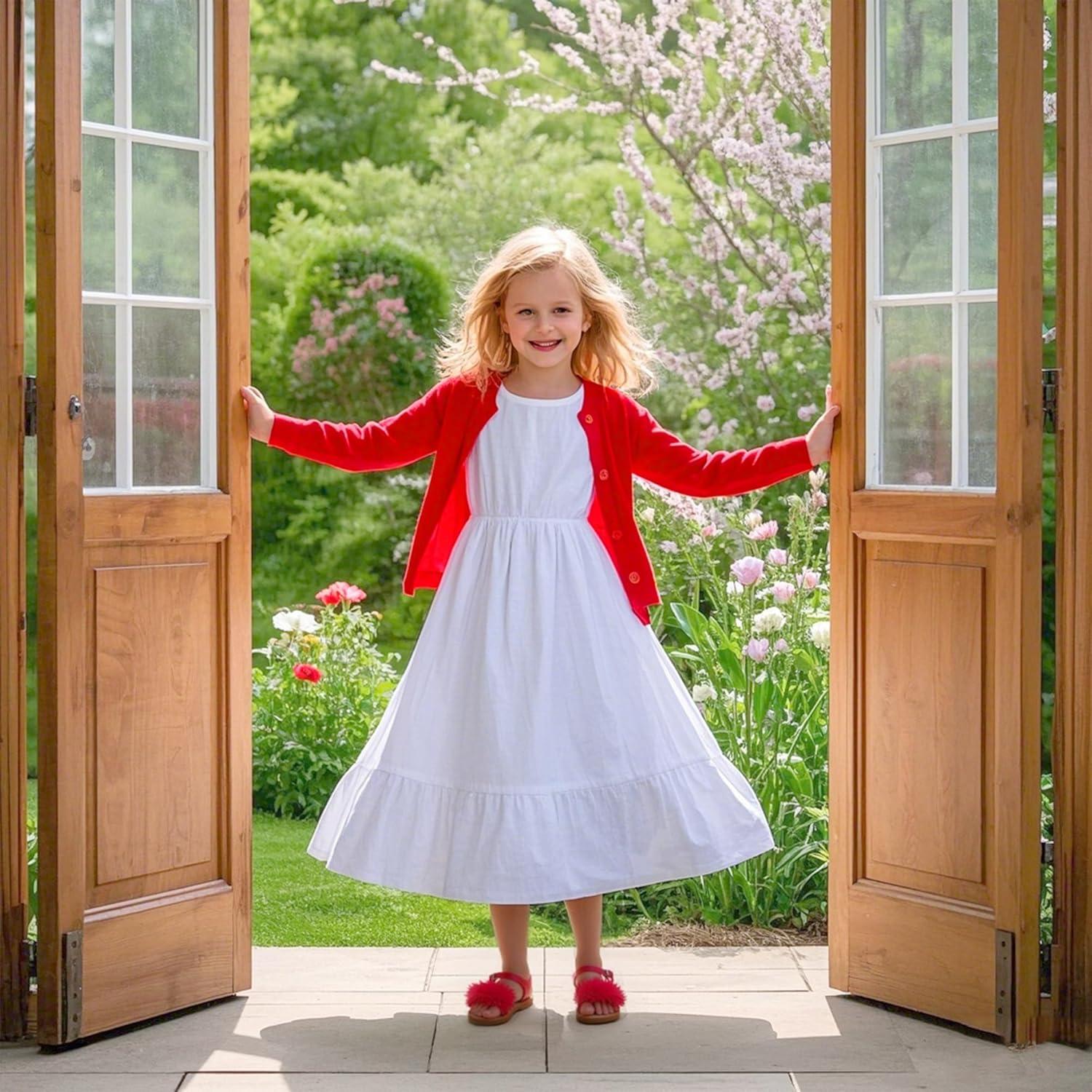 imageKiderence Toddler Girls Sandals Little Girls Kids Summer Shoes Toddler SandalsCk698 Red