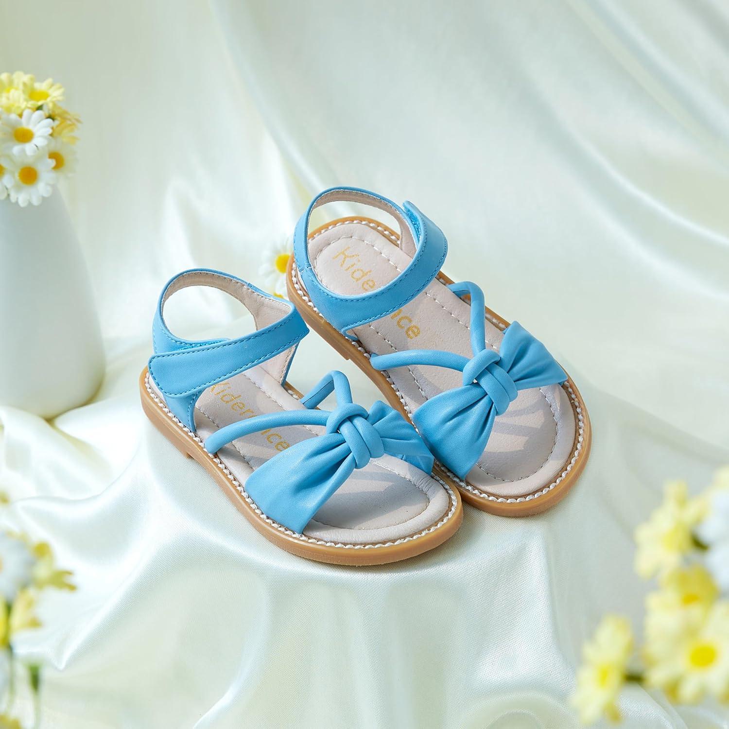 imageKiderence Toddler Girls Sandals Little Girls Kids Summer Shoes Toddler SandalsCk930 Blue