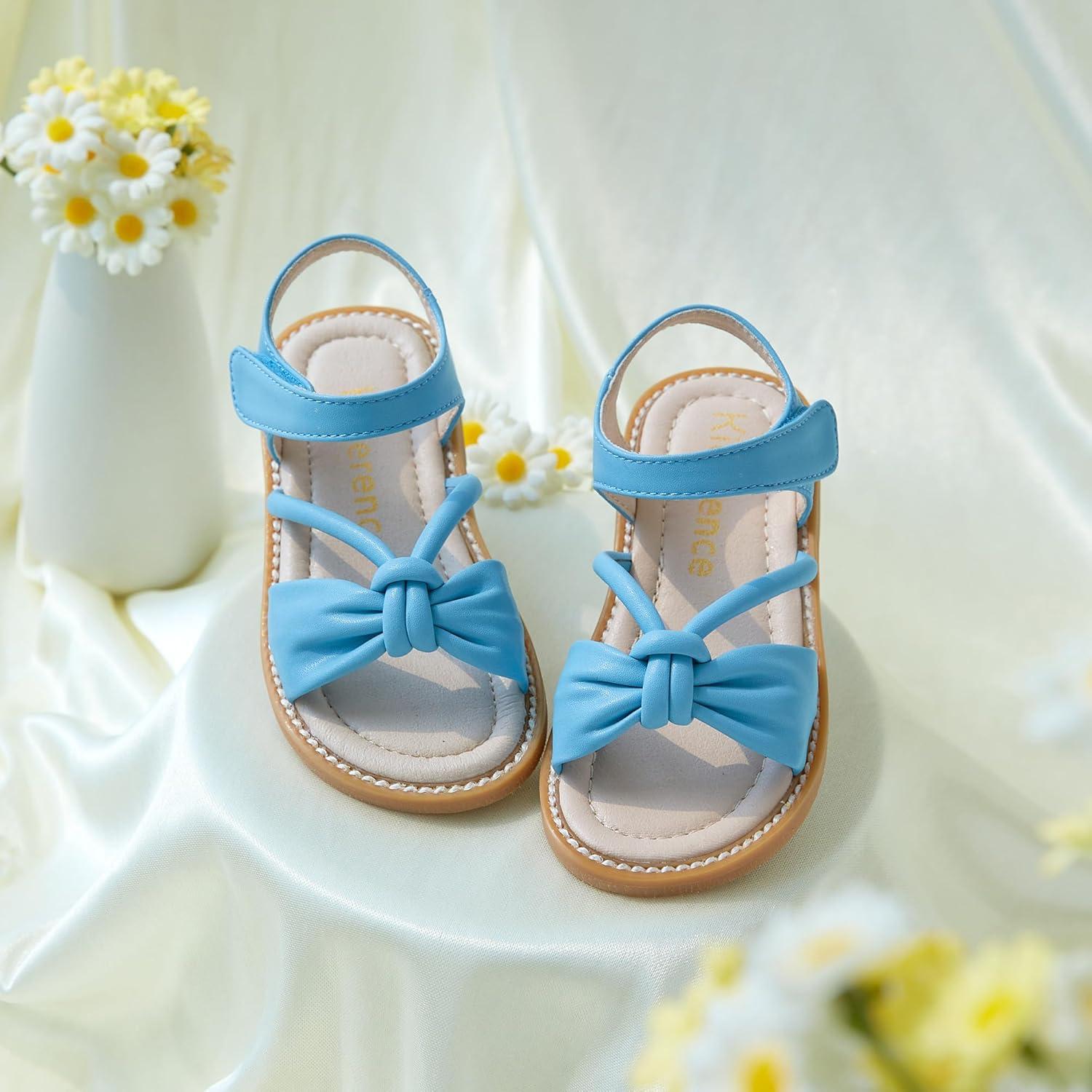 imageKiderence Toddler Girls Sandals Little Girls Kids Summer Shoes Toddler SandalsCk930 Blue