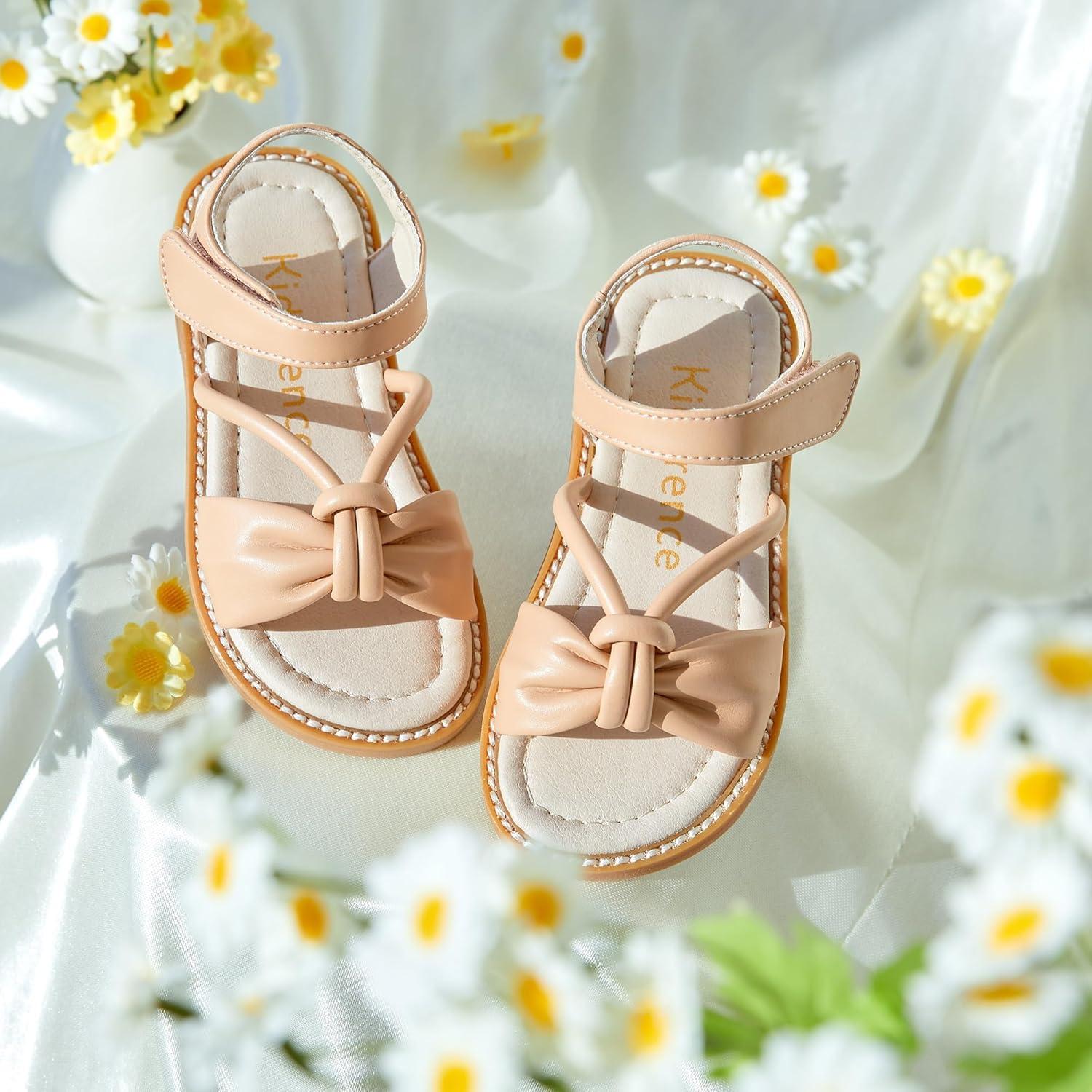 imageKiderence Toddler Girls Sandals Little Girls Kids Summer Shoes Toddler SandalsCk930 Nude
