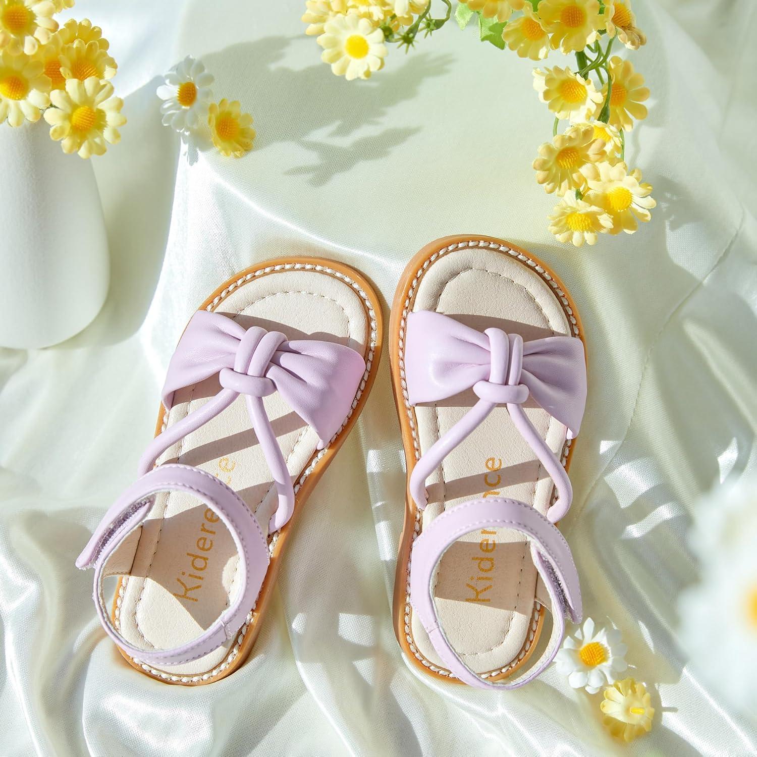 imageKiderence Toddler Girls Sandals Little Girls Kids Summer Shoes Toddler SandalsCk930 Purple