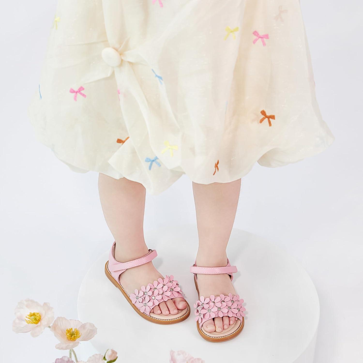 imageKiderence Toddler Girls Sandals Little Girls Kids Summer Shoes Toddler SandalsCk935 Pink