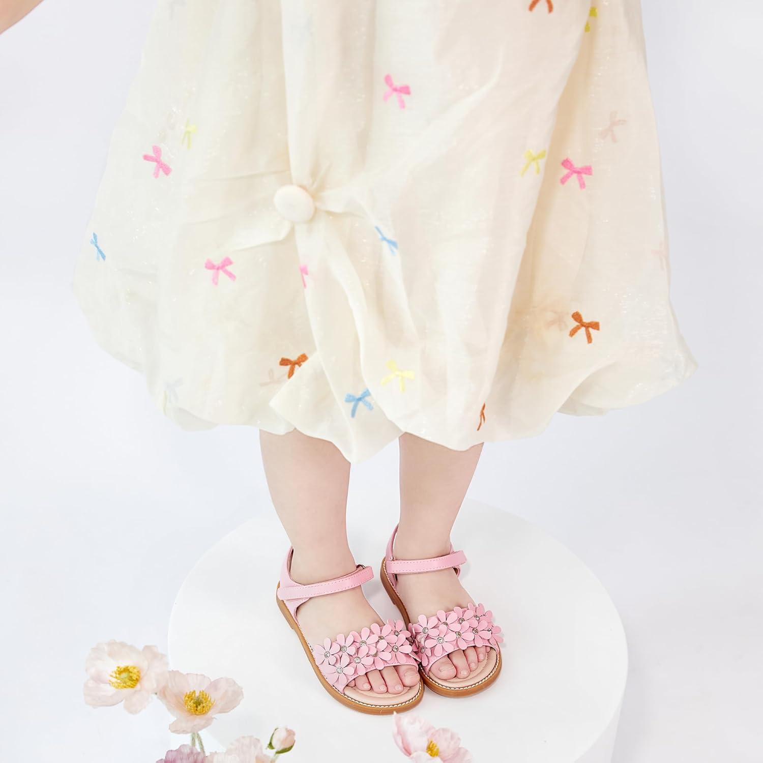 imageKiderence Toddler Girls Sandals Little Girls Kids Summer Shoes Toddler SandalsCk935 Pink