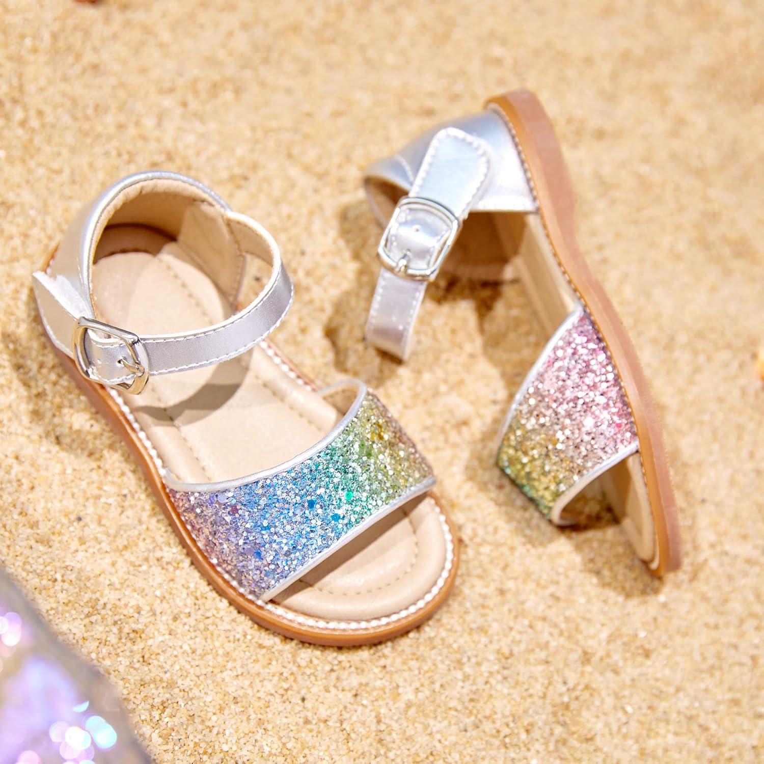 imageKiderence Toddler Girls Sandals Little Girls Kids Summer Shoes Toddler SandalsFk680 Multicoloured