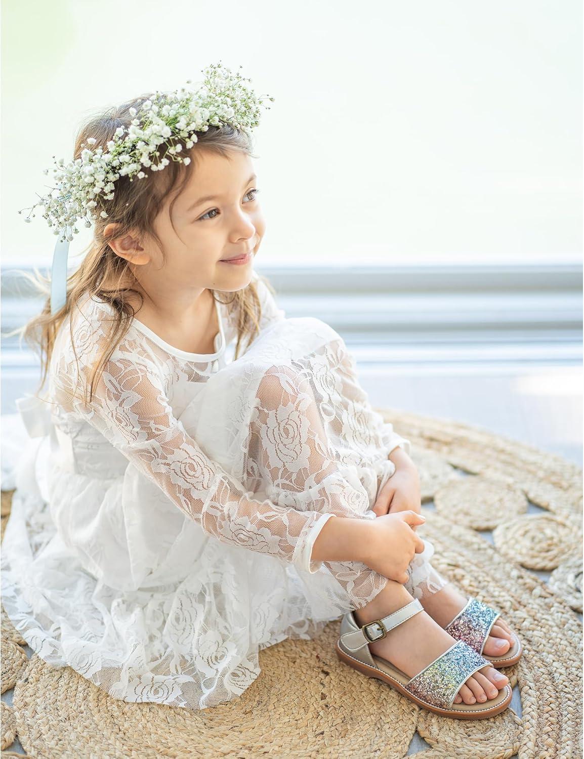 imageKiderence Toddler Girls Sandals Little Girls Kids Summer Shoes Toddler SandalsFk680 Multicoloured