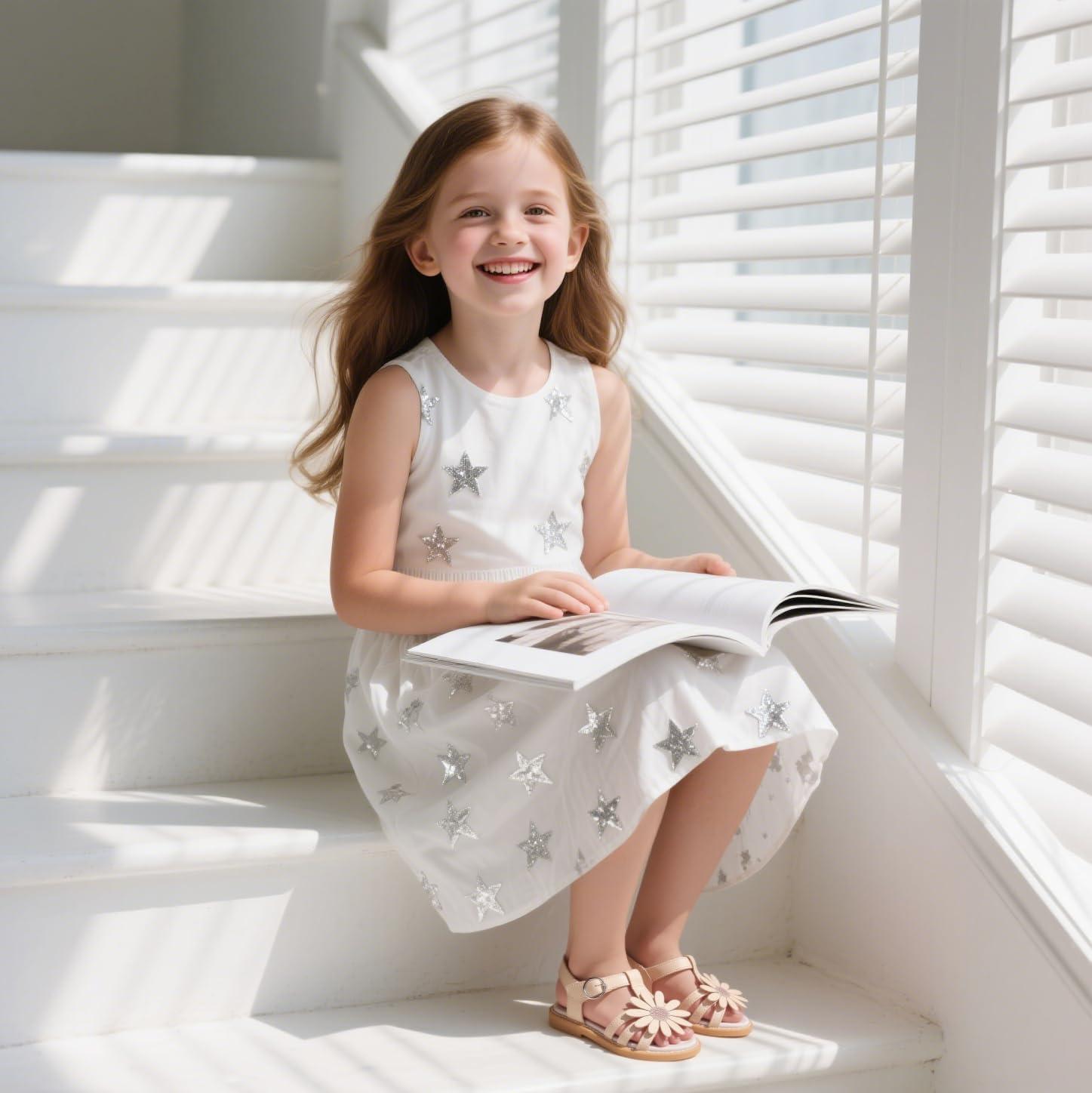 imageKiderence Toddler Girls Sandals Little Girls Kids Summer Shoes Toddler SandalsFk681 Nude