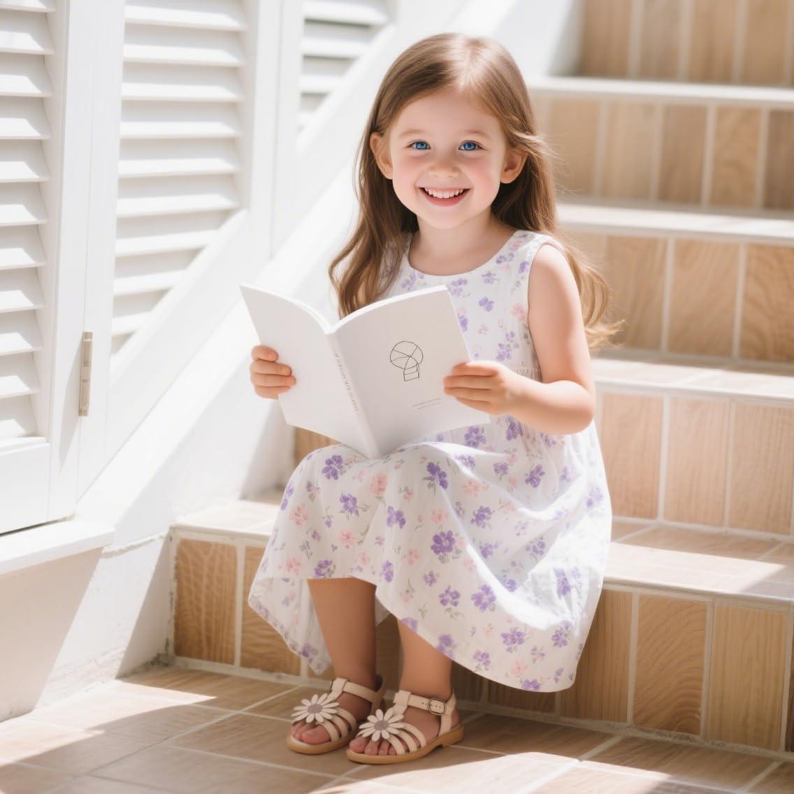 imageKiderence Toddler Girls Sandals Little Girls Kids Summer Shoes Toddler SandalsFk681 Nude