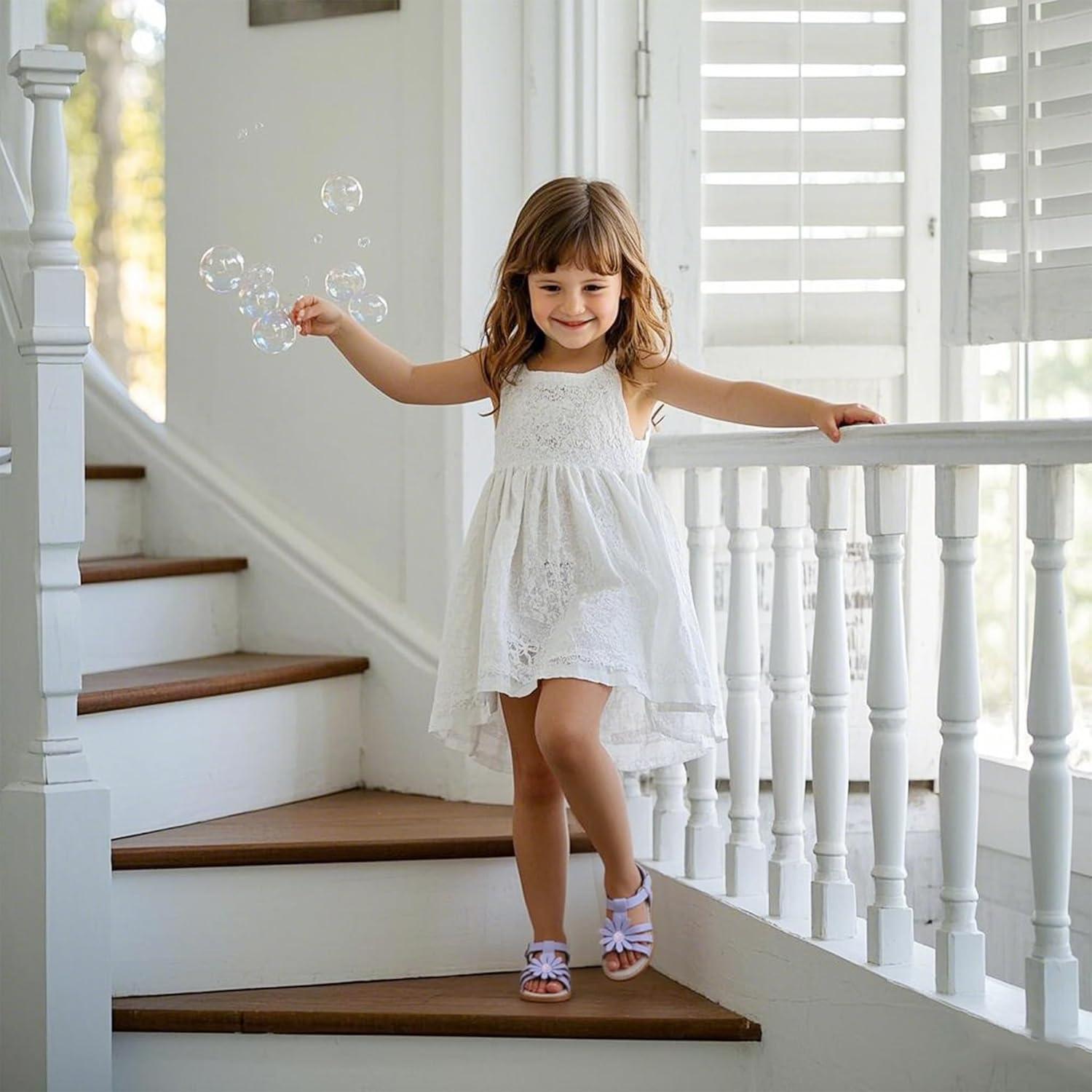 imageKiderence Toddler Girls Sandals Little Girls Kids Summer Shoes Toddler SandalsFk681 Purple