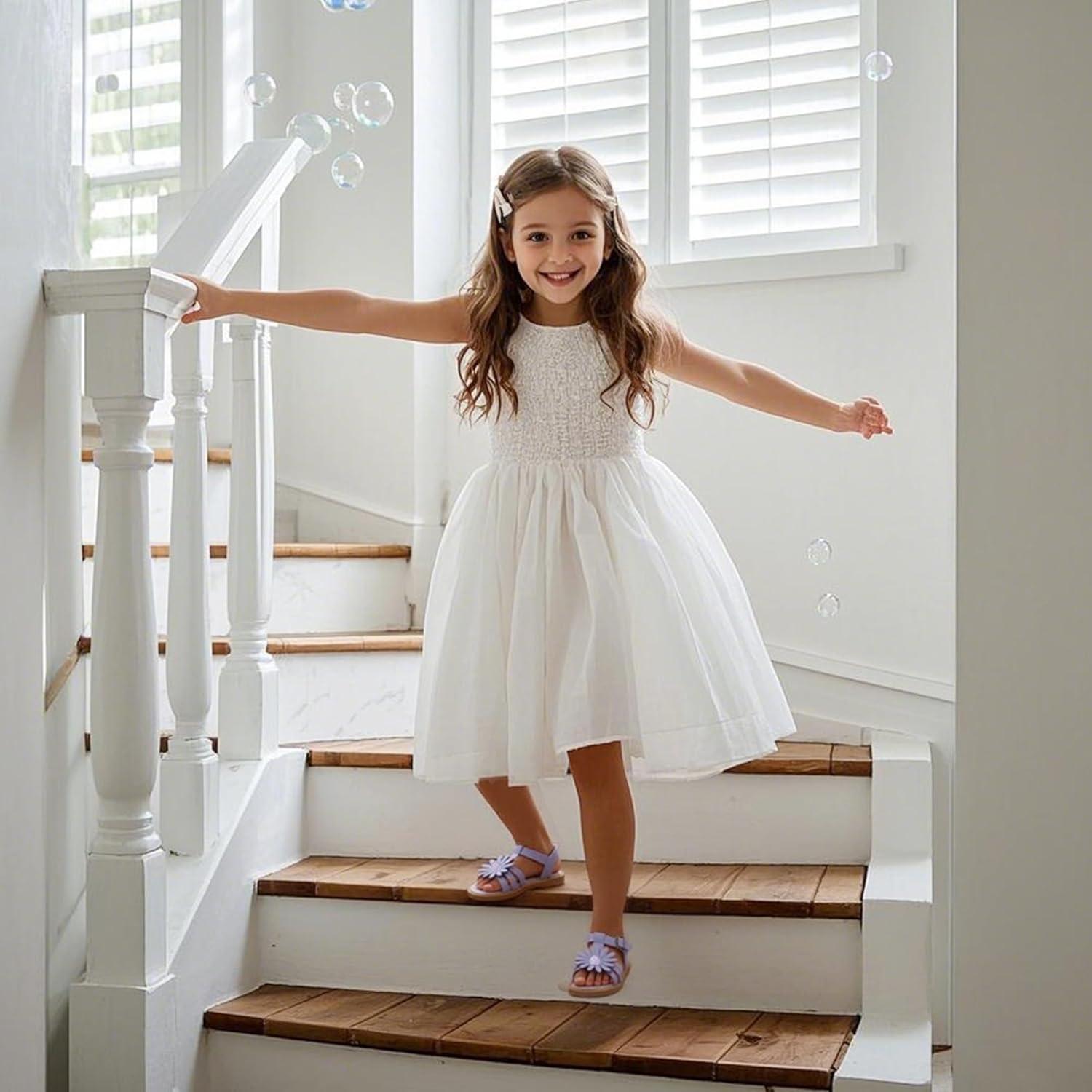 imageKiderence Toddler Girls Sandals Little Girls Kids Summer Shoes Toddler SandalsFk681 Purple