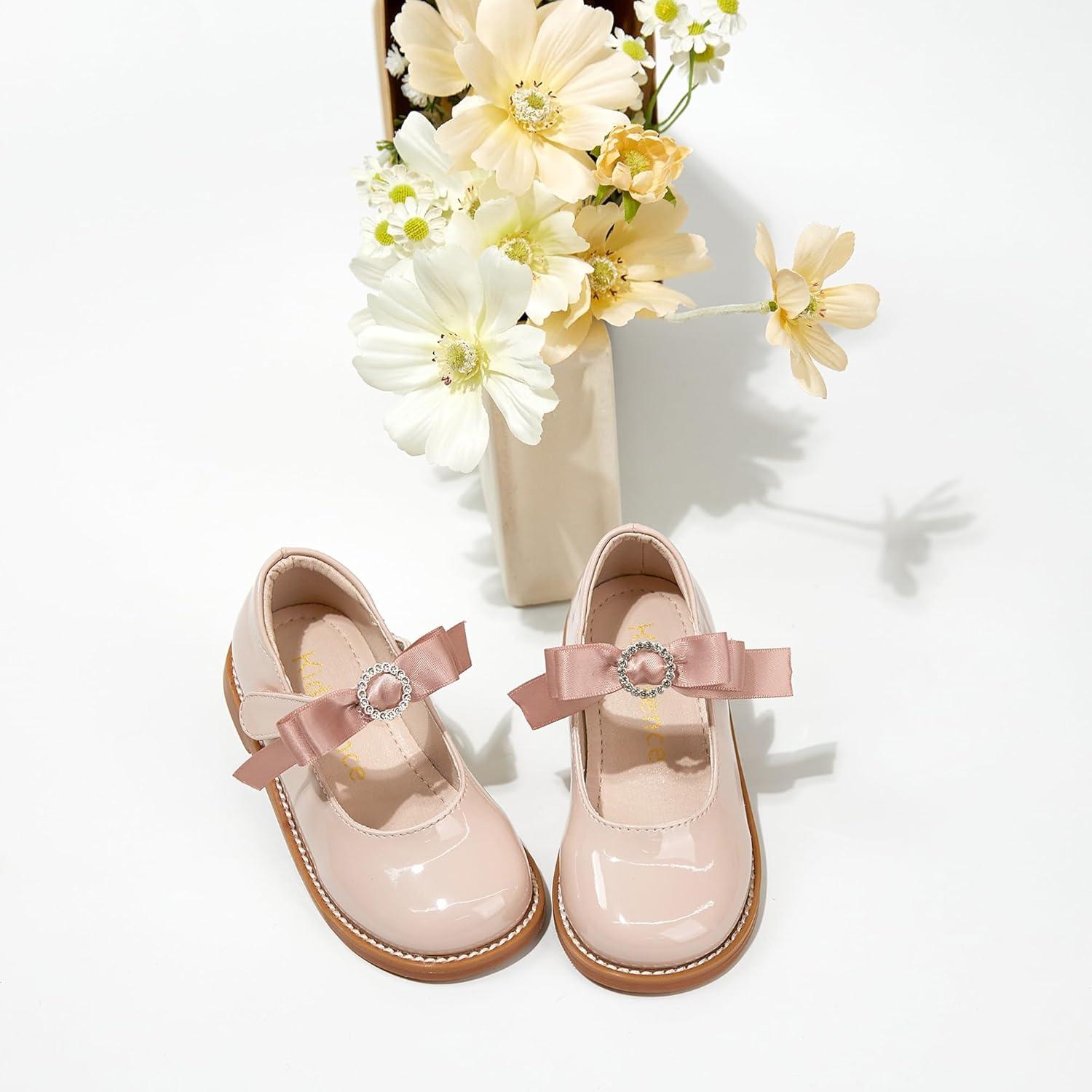 imageKiderence Toddler Little Girl Mary Jane Dress Shoes School Oxford for Girls FlatsCk503 Pink