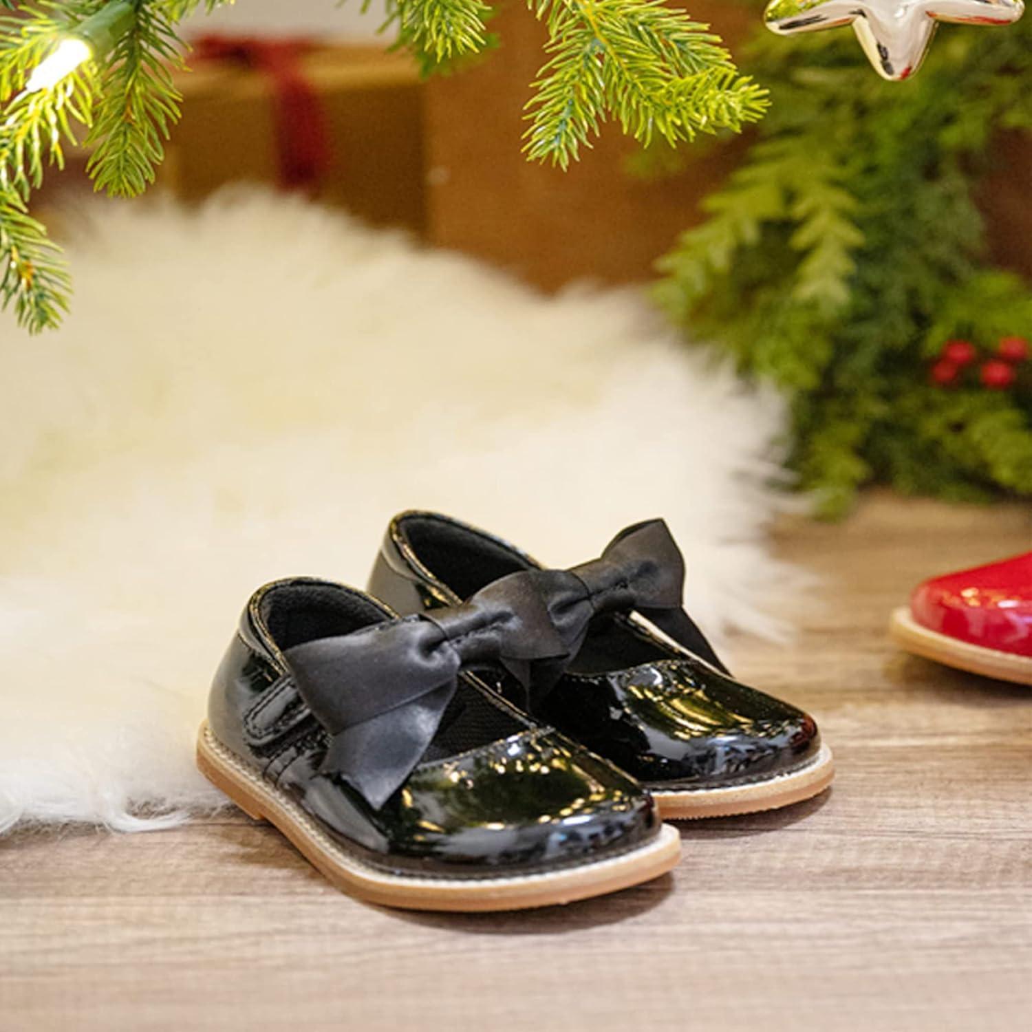 imageKiderence Toddler Little Girl Mary Jane Dress Shoes School Oxford for Girls FlatsF637 Black