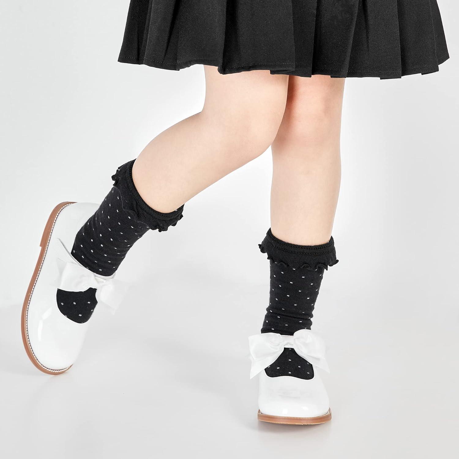 imageKiderence Toddler Little Girl Mary Jane Dress Shoes School Oxford for Girls FlatsF637 White