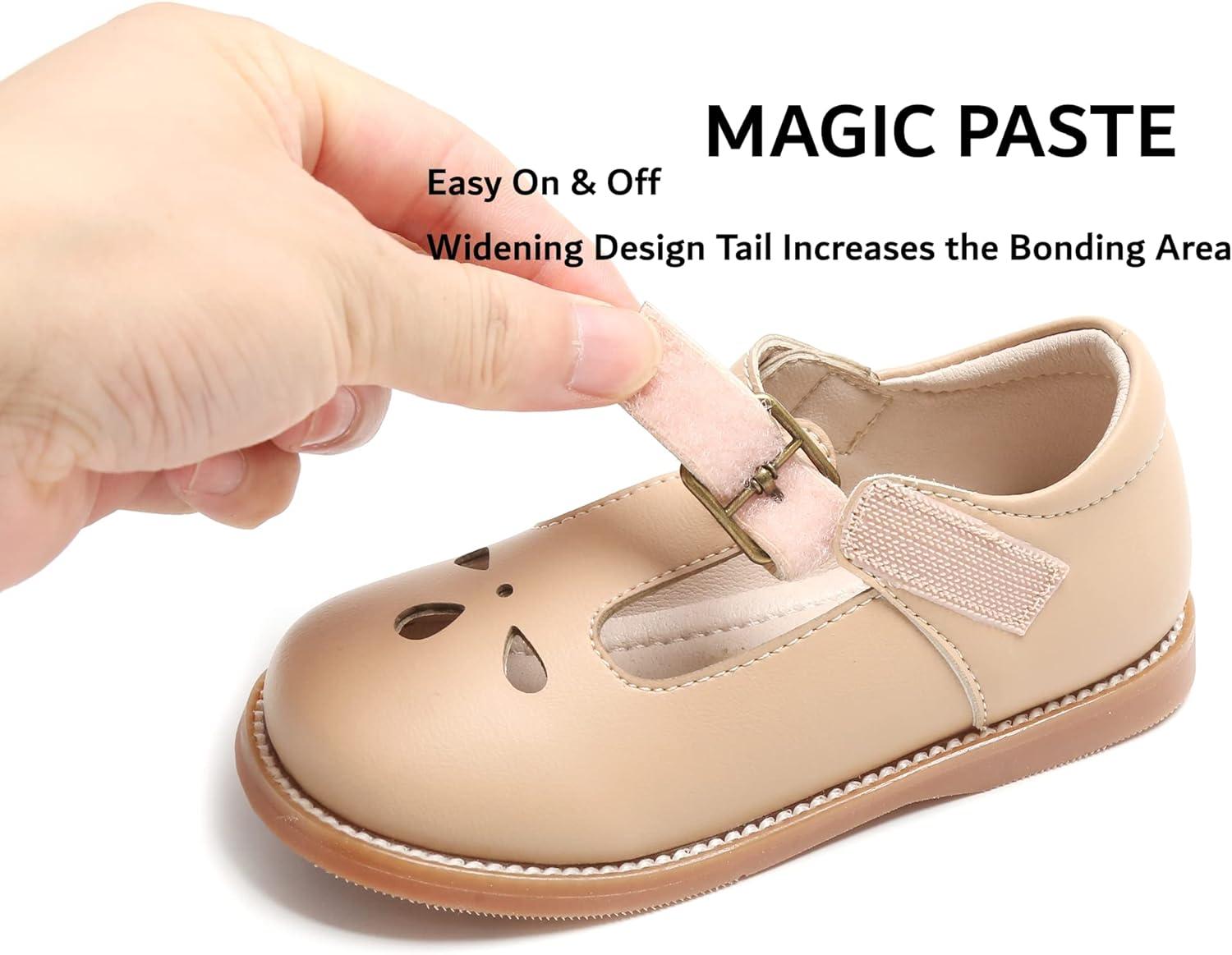 imageKiderence Toddler Little Girls Mary Jane Dress Shoes School Oxford for FlatsC X01 Nude