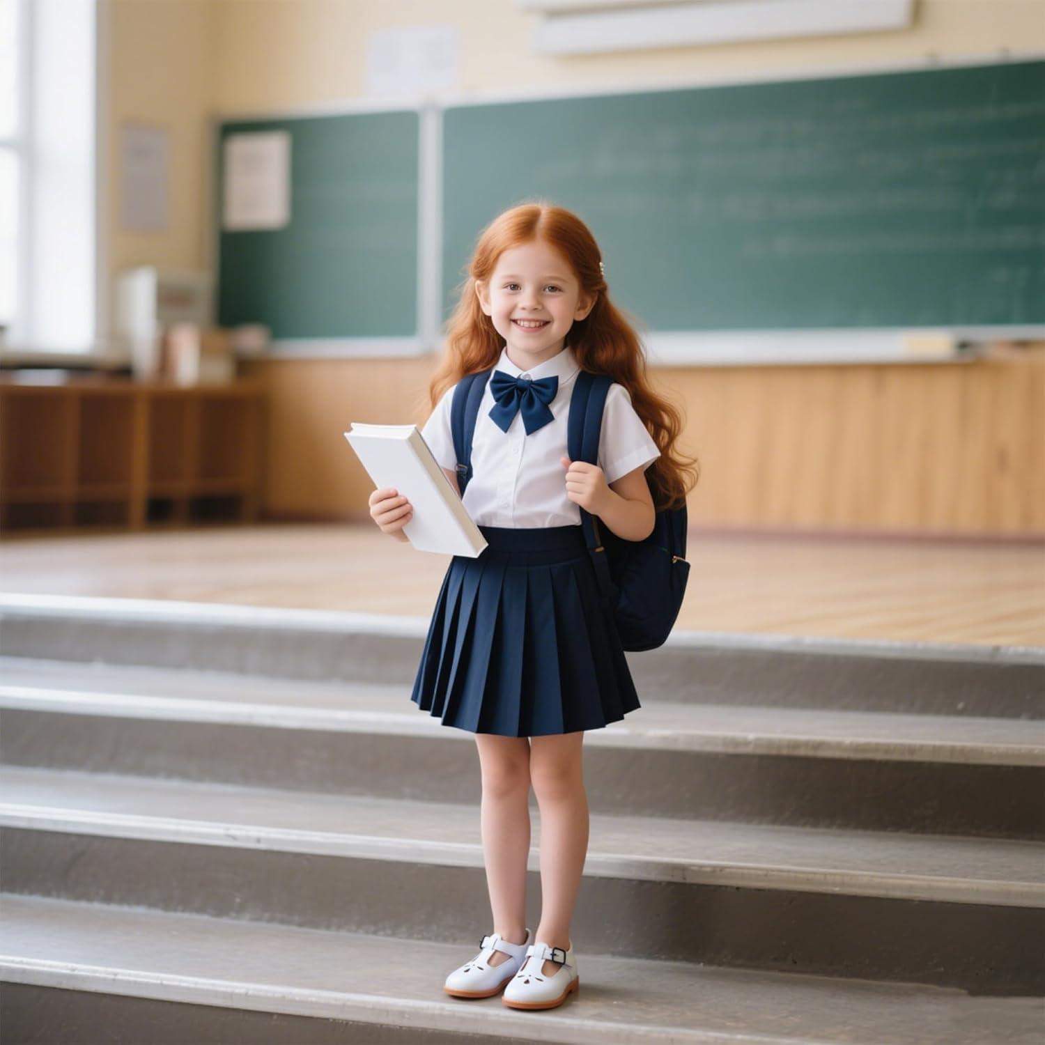 imageKiderence Toddler Little Girls Mary Jane Dress Shoes School Oxford for FlatsC X01 White