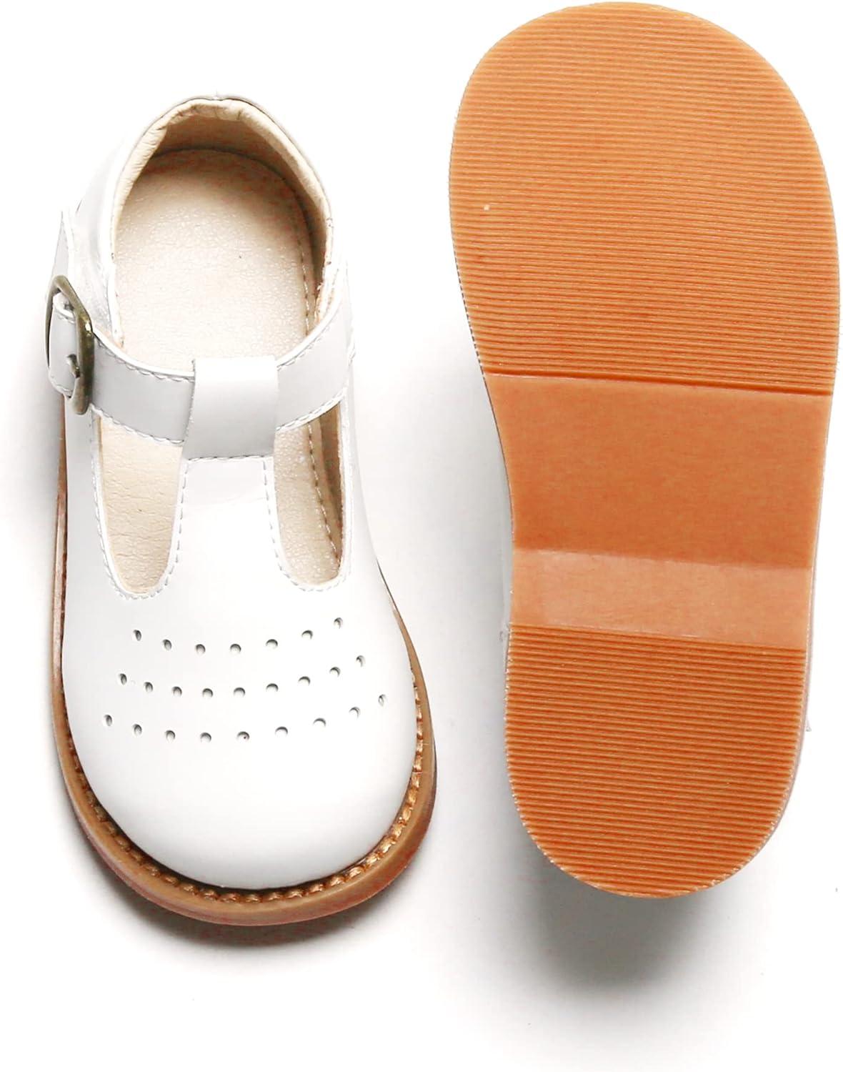 imageKiderence Toddler Little Girls Mary Jane Dress Shoes School Oxford for FlatsF672 White