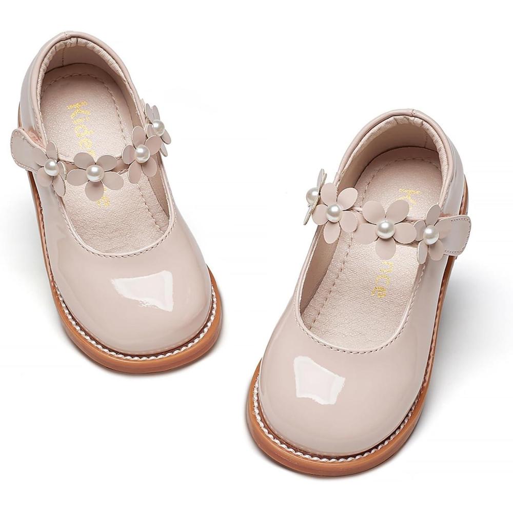 imageKiderence Girls Flat Dress Shoes School Oxfords Marry Jane ToddlerLittle KidsCk502 Pink