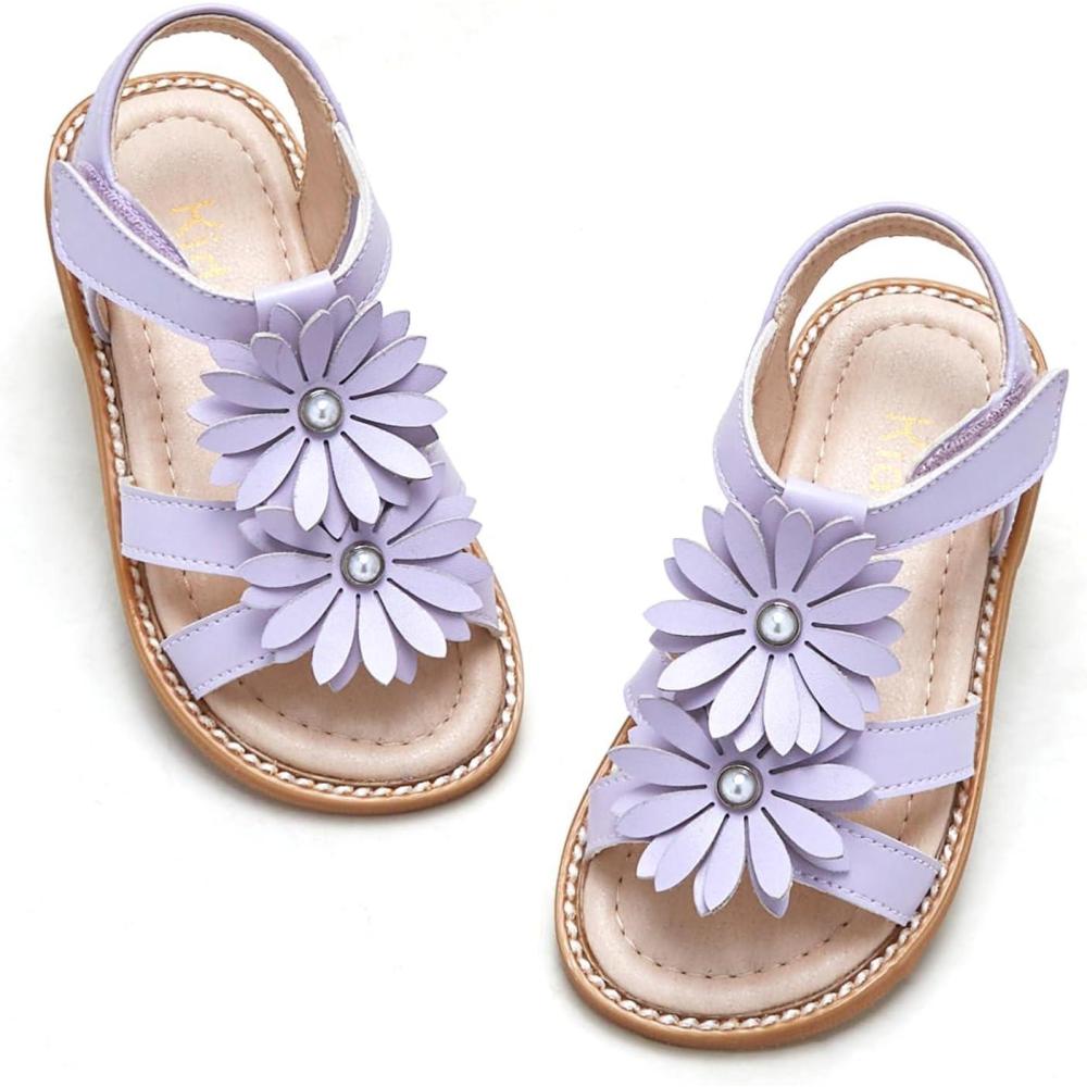 imageKiderence Toddler Girls Sandals Little Girls Kids Shoes Girls Sandals ToddlerCk305 Purple