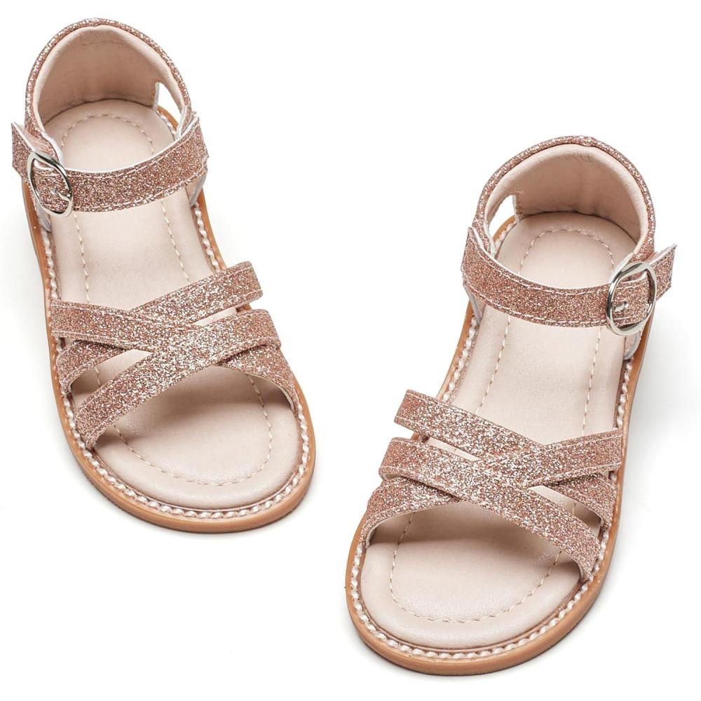 imageKiderence Toddler Girls Sandals Little Girls Kids Shoes Girls Sandals ToddlerCk537 Rose Gold