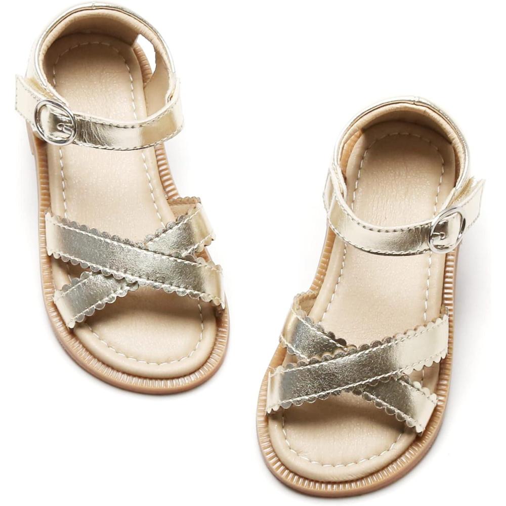 imageKiderence Toddler Girls Sandals Little Girls Kids Shoes Girls Sandals ToddlerCk695 Gold