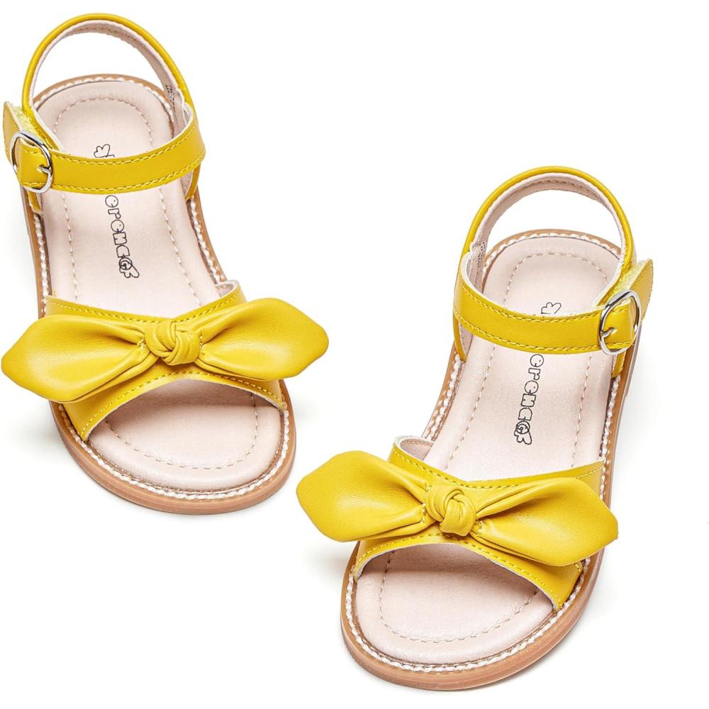 imageKiderence Toddler Girls Sandals Little Girls Kids Shoes Girls Sandals ToddlerCk696 Yellow