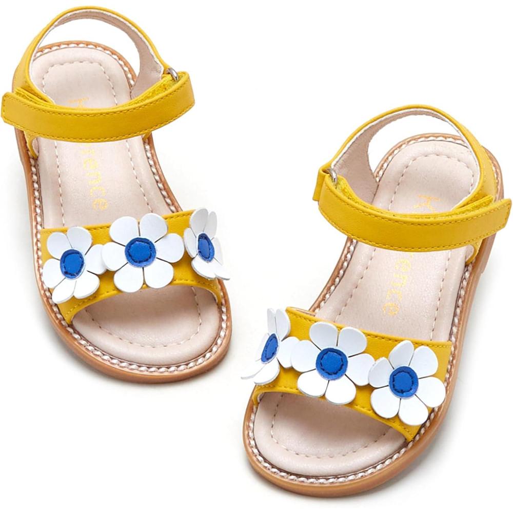 imageKiderence Toddler Girls Sandals Little Girls Kids Shoes Girls Sandals ToddlerCk931 Yellow