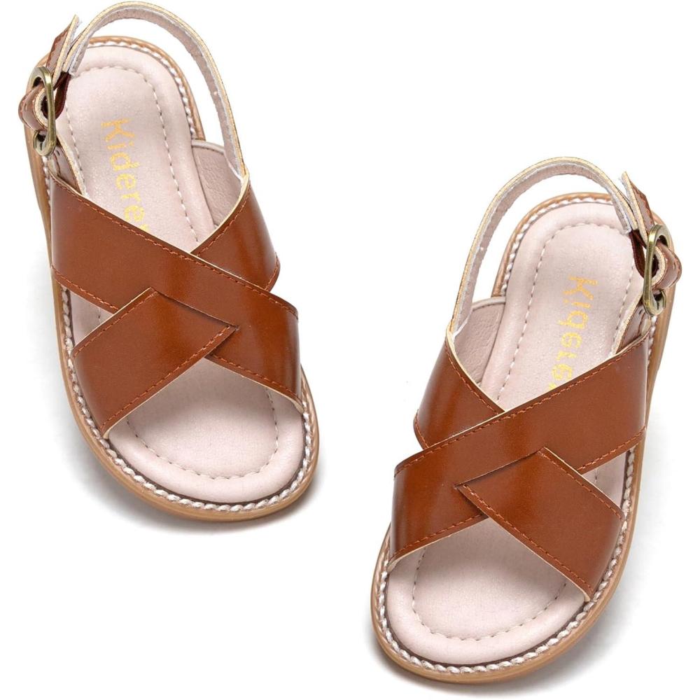 imageKiderence Toddler Girls Sandals Little Girls Kids Shoes Girls Sandals ToddlerCk932 Brown