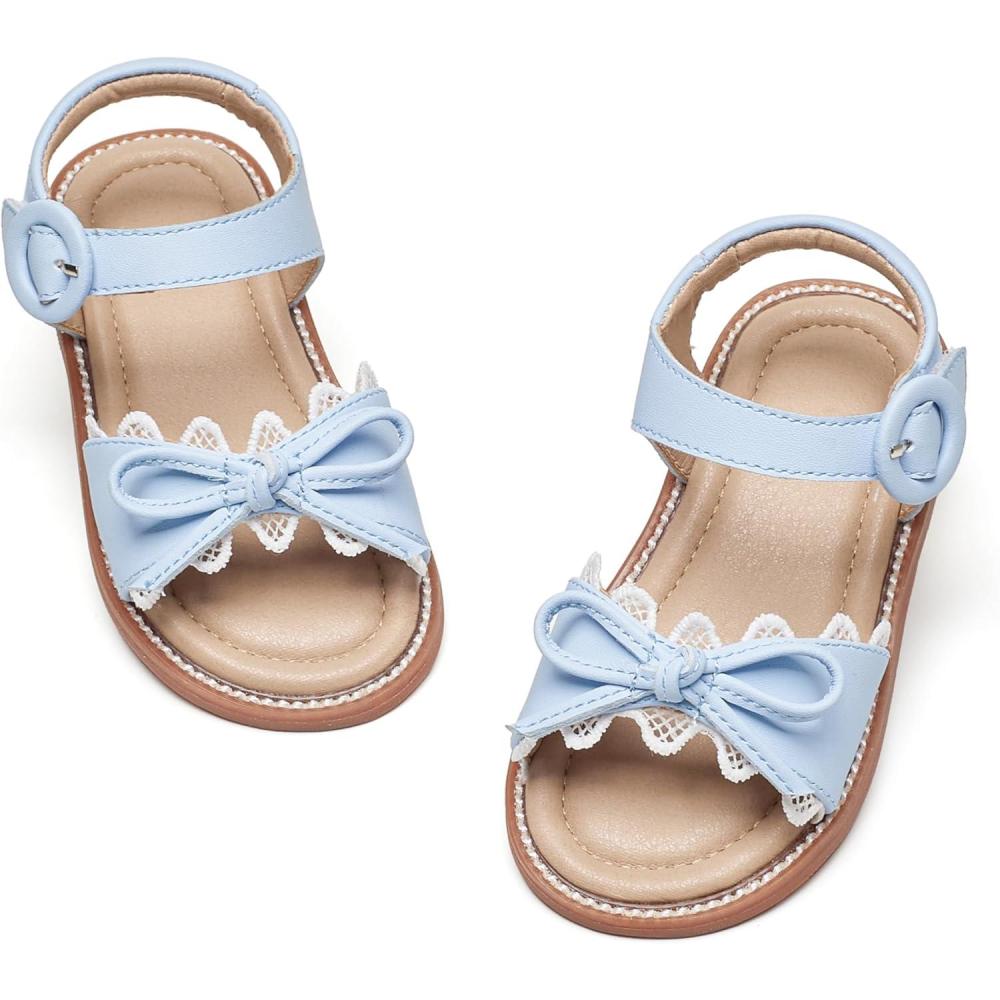 imageKiderence Toddler Girls Sandals Little Girls Kids Summer Shoes Toddler SandalsCk536 Blue