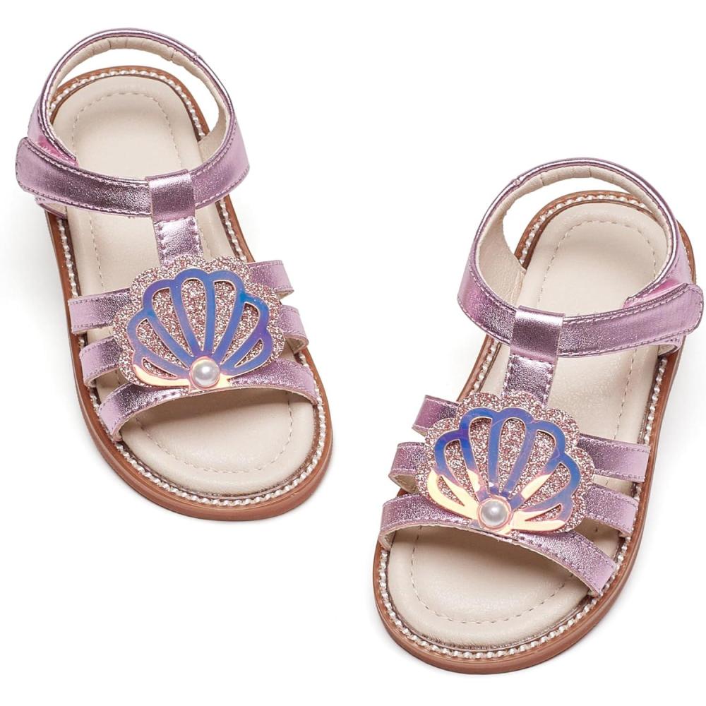 imageKiderence Toddler Girls Sandals Little Girls Kids Summer Shoes Toddler SandalsCk539 Pink