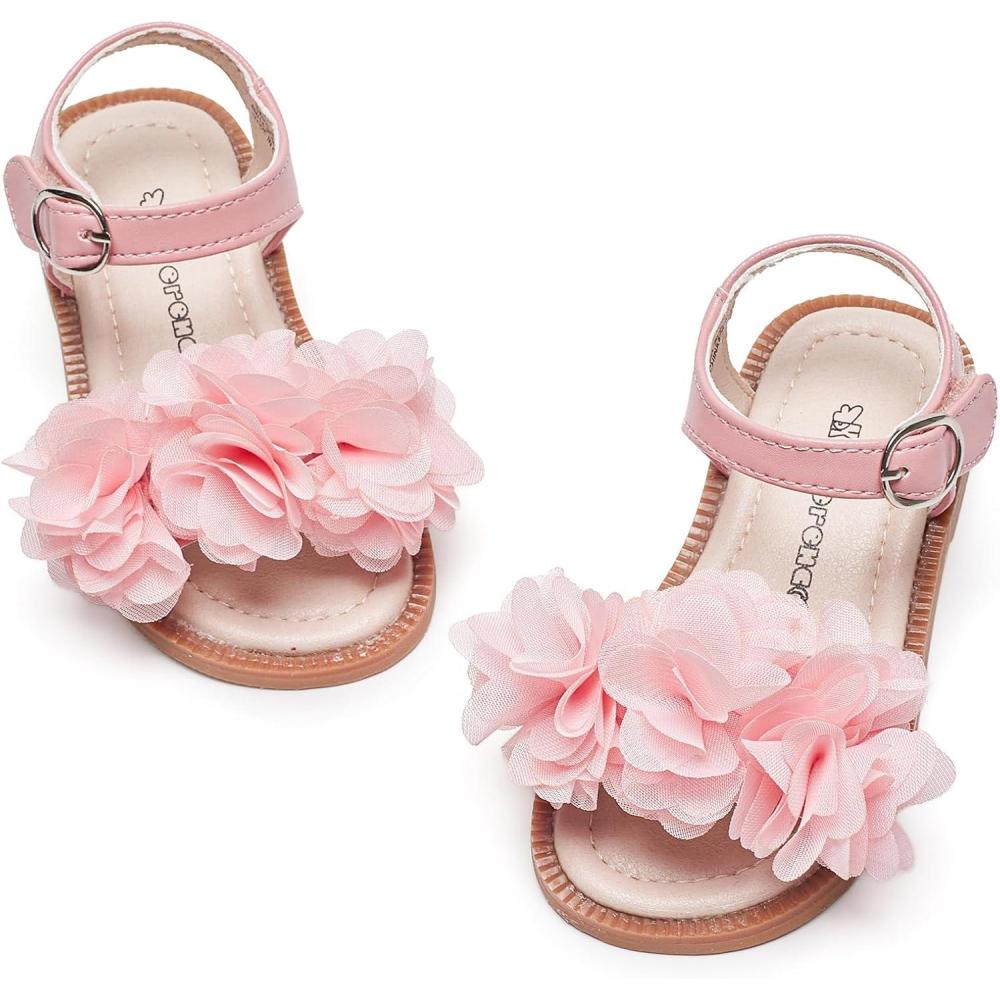 imageKiderence Toddler Girls Sandals Little Girls Kids Summer Shoes Toddler SandalsCk698 Pink