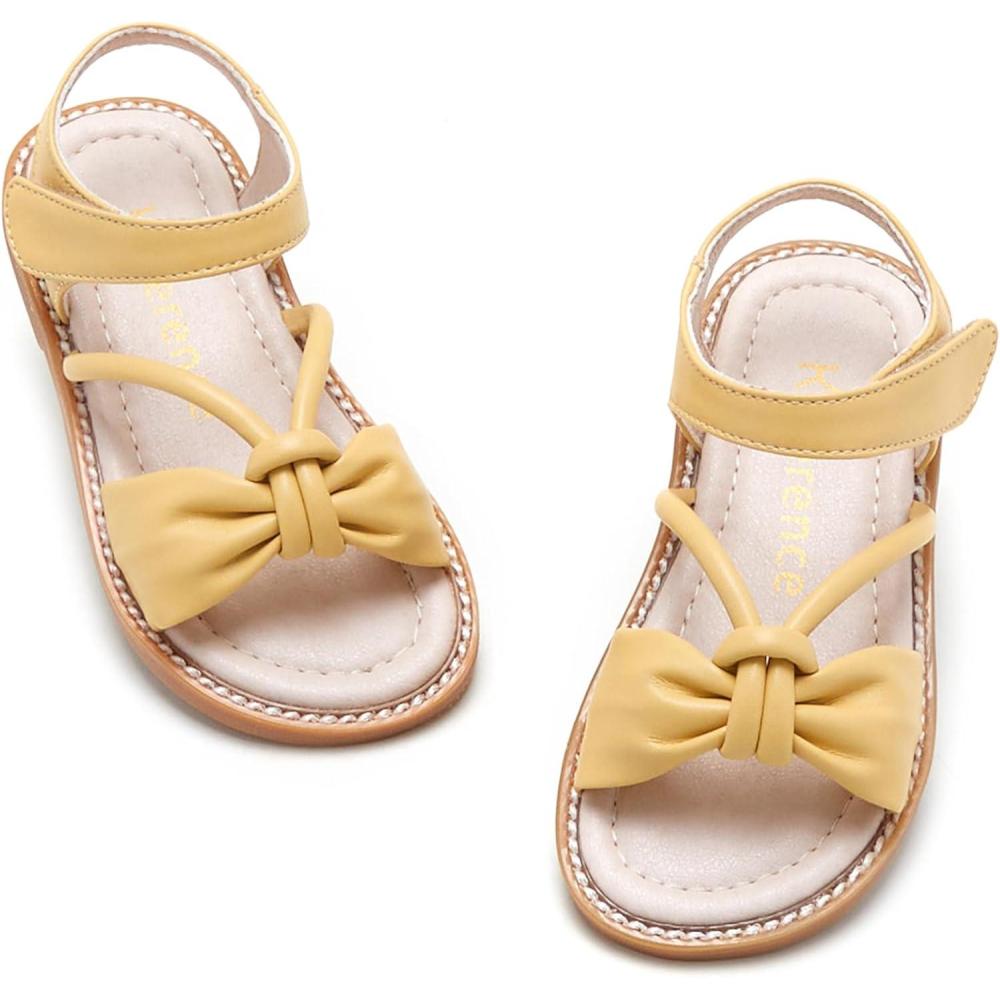 imageKiderence Toddler Girls Sandals Little Girls Kids Summer Shoes Toddler SandalsCk930 Yellow