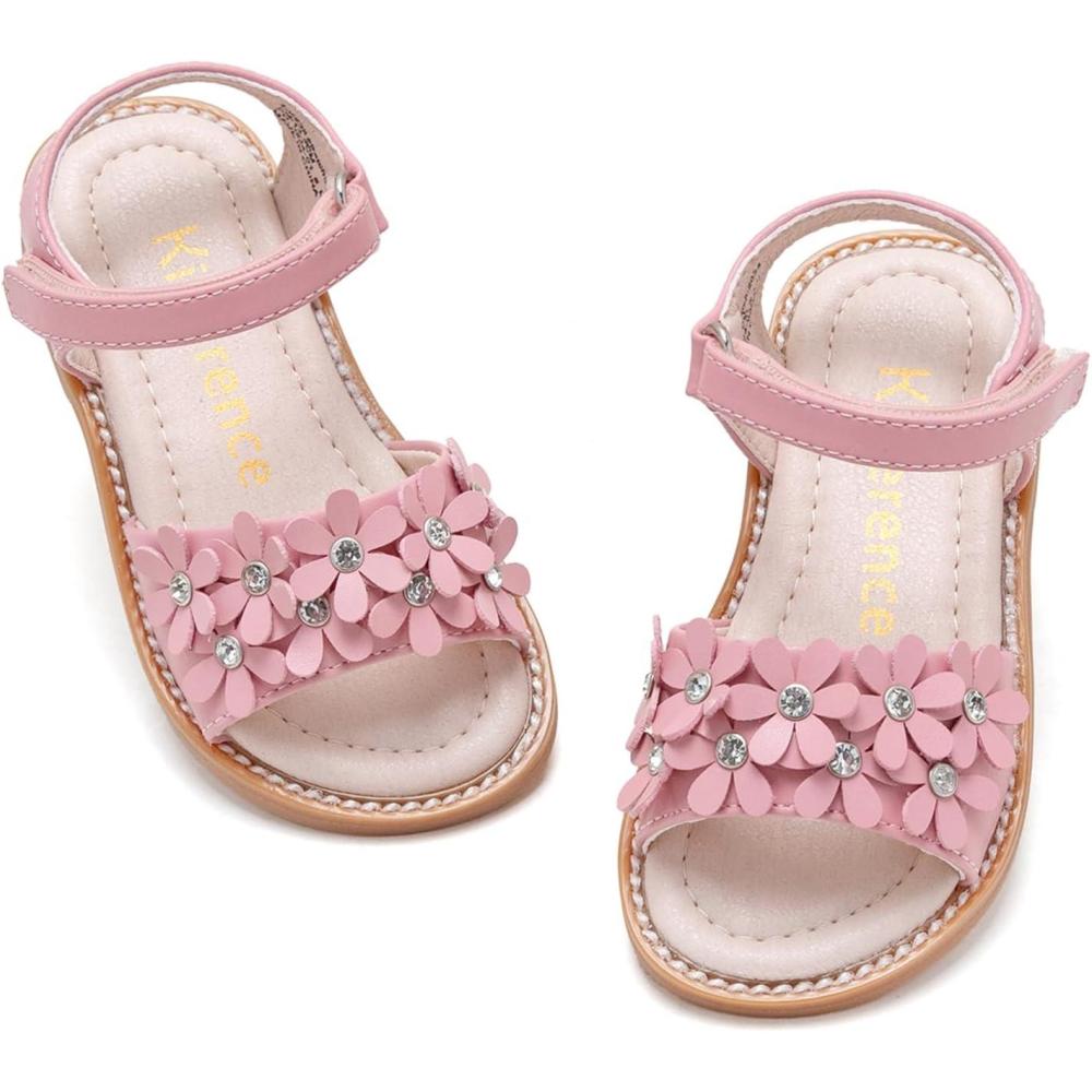 imageKiderence Toddler Girls Sandals Little Girls Kids Summer Shoes Toddler SandalsCk935 Pink
