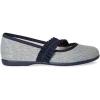 imageChildrenchic Mary Jane Shoes for Girls  Classic ampamp Comfortable Canvas Dress Shoes for Toddlers ampamp Kids  Perfect Flats for School Play and Special Occasions Elastic Navy Ruched 13 Little Kid