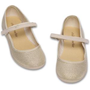 Childrenchic Mary Jane Shoes for Girls – Classic & Comfortable Dress Shoes for Toddlers & Kids – Perfect Flats for School, Play, and Special Occasions (Shimmer)(Gold Shimmer)