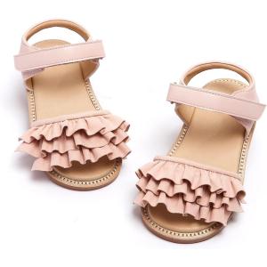 Kiderence Toddler Girls Sandals Little Girls Kids Shoes Girls Sandals Toddler(2205 – Pink)