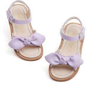 Kiderence Toddler Girls Sandals Little Girls Kids Shoes Girls Sandals Toddler(Ck696 Purple)