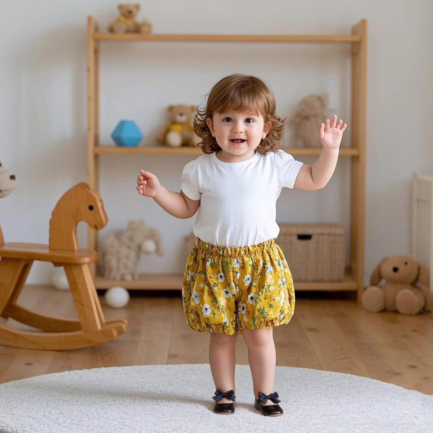 imageKiderence Baby Girls Prewalker Mary Jane Flats Bowknot Princess Dress Shoes InfantToddlerF6682 Black