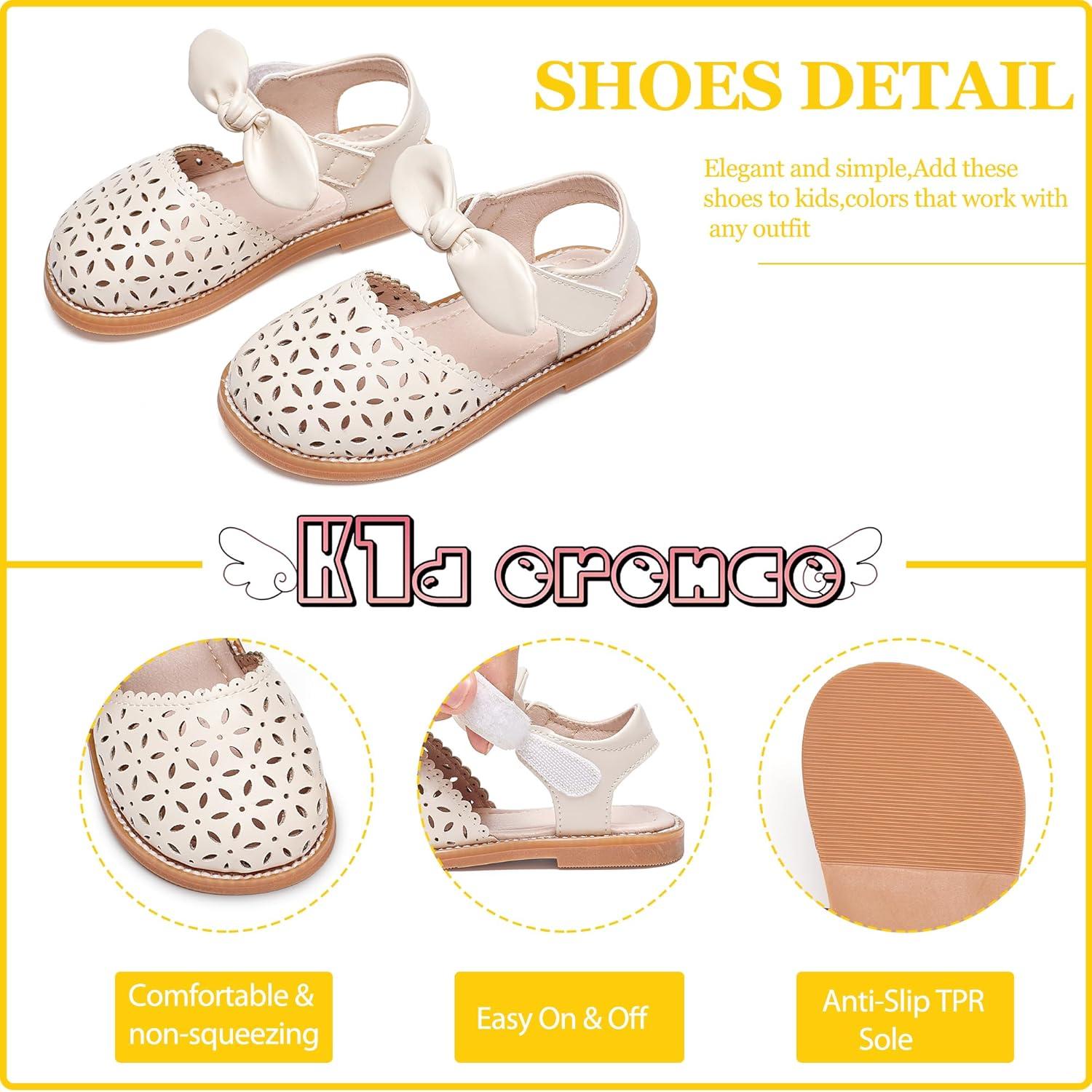 imageKiderence Toddler Girls Sandals Little Girls Kids Summer Shoes Toddler SandalsCk522 Apricot