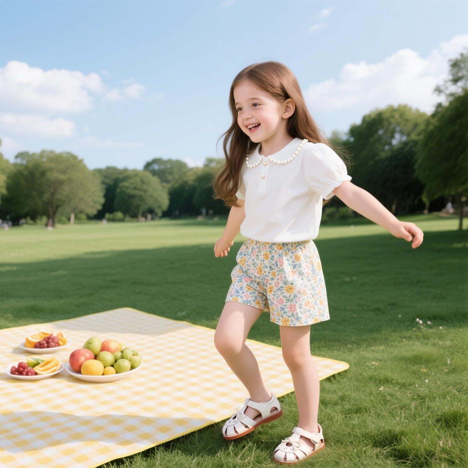 imageKiderence Toddler Girls Sandals Little Girls Kids Summer Shoes Toddler SandalsCk524 Beige