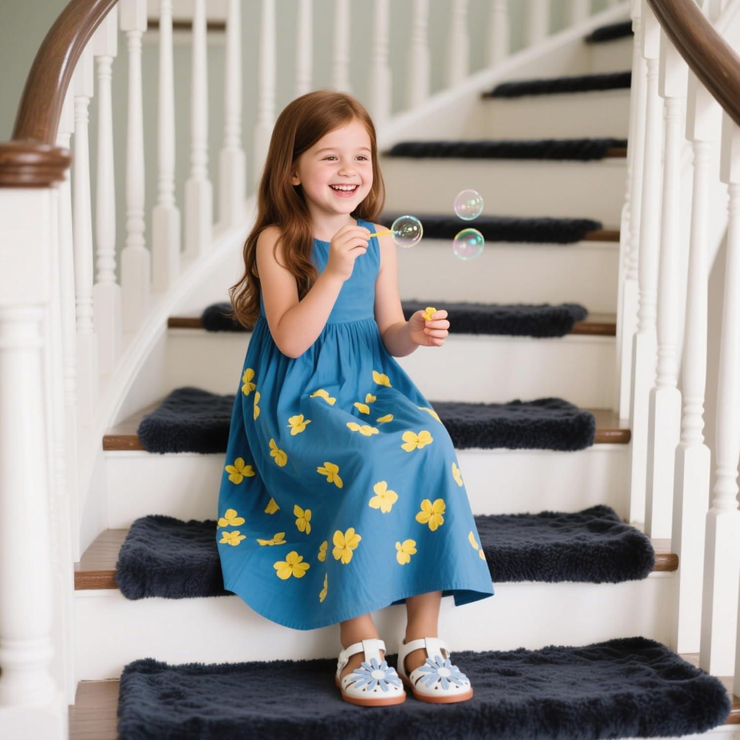 imageKiderence Toddler Girls Sandals Little Girls Kids Summer Shoes Toddler SandalsCk532 Blue