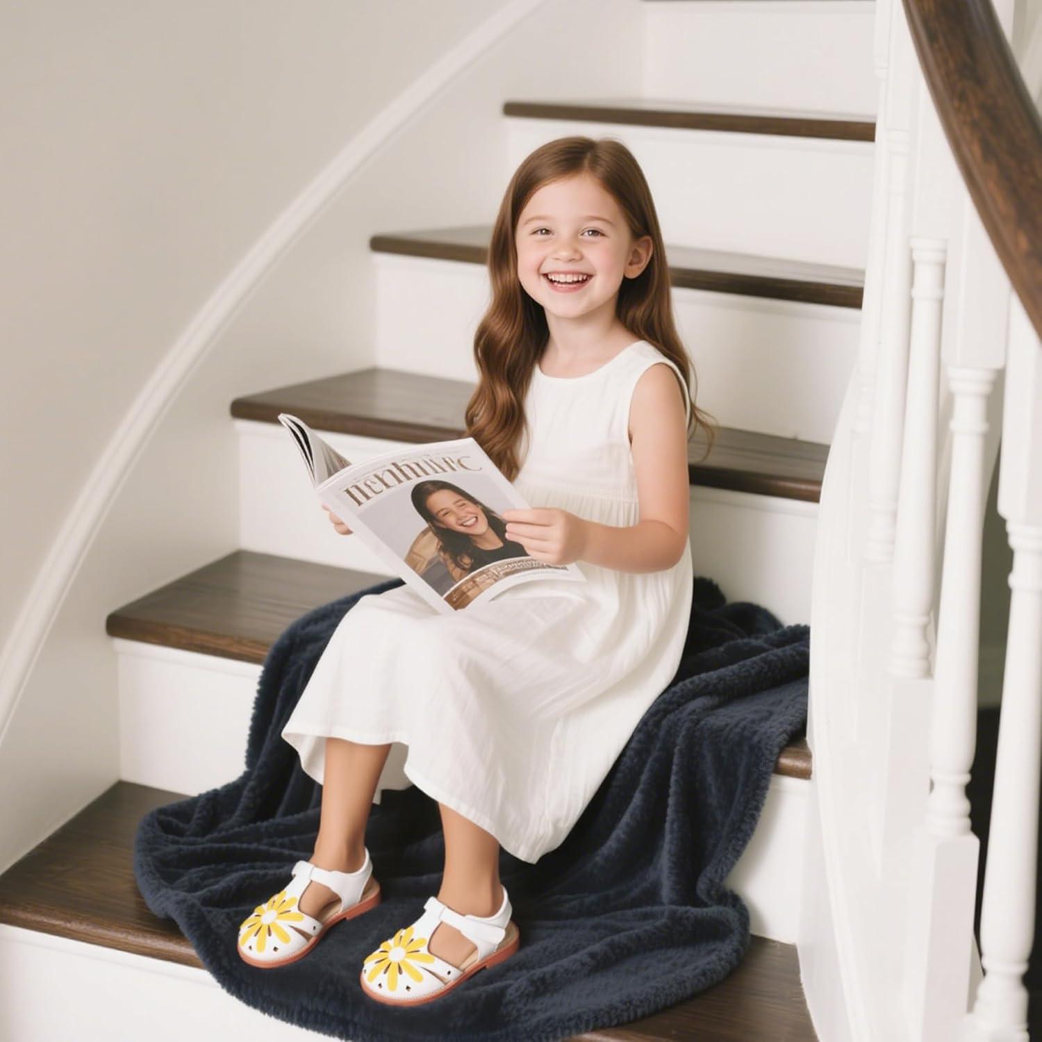 imageKiderence Toddler Girls Sandals Little Girls Kids Summer Shoes Toddler SandalsCk532 Yellow