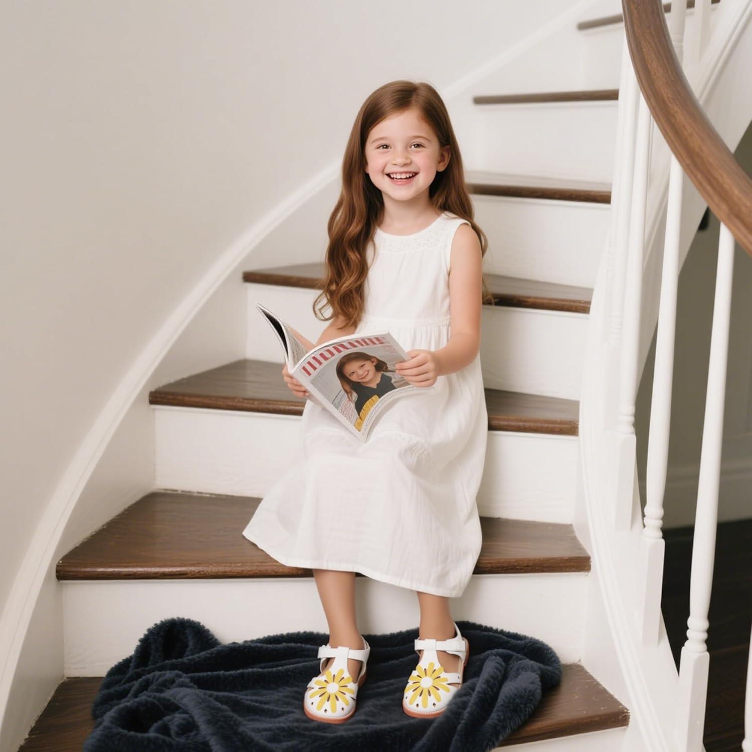 imageKiderence Toddler Girls Sandals Little Girls Kids Summer Shoes Toddler SandalsCk532 Yellow