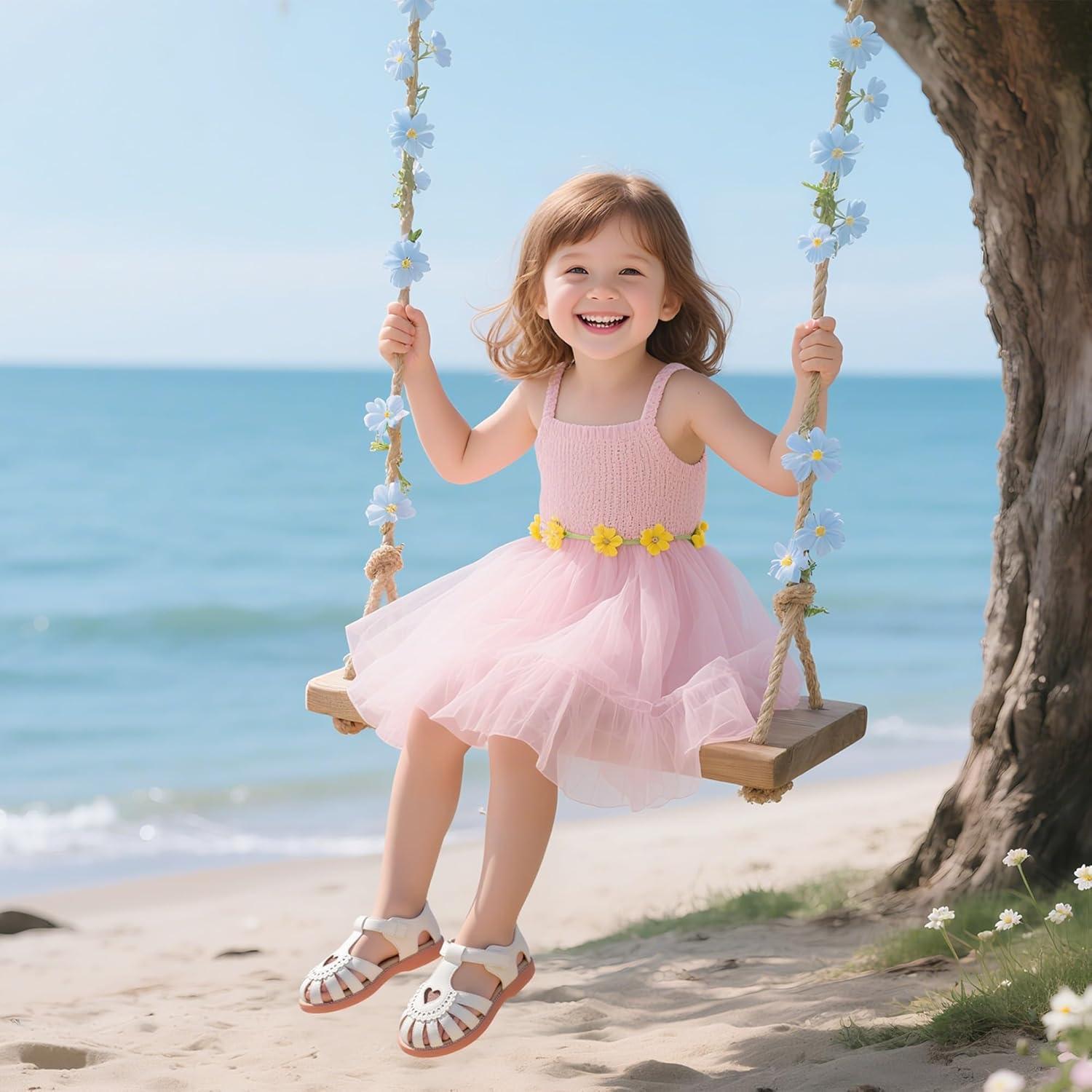 imageKiderence Toddler Girls Sandals Little Girls Kids Summer Shoes Toddler SandalsCk534 Offwhite