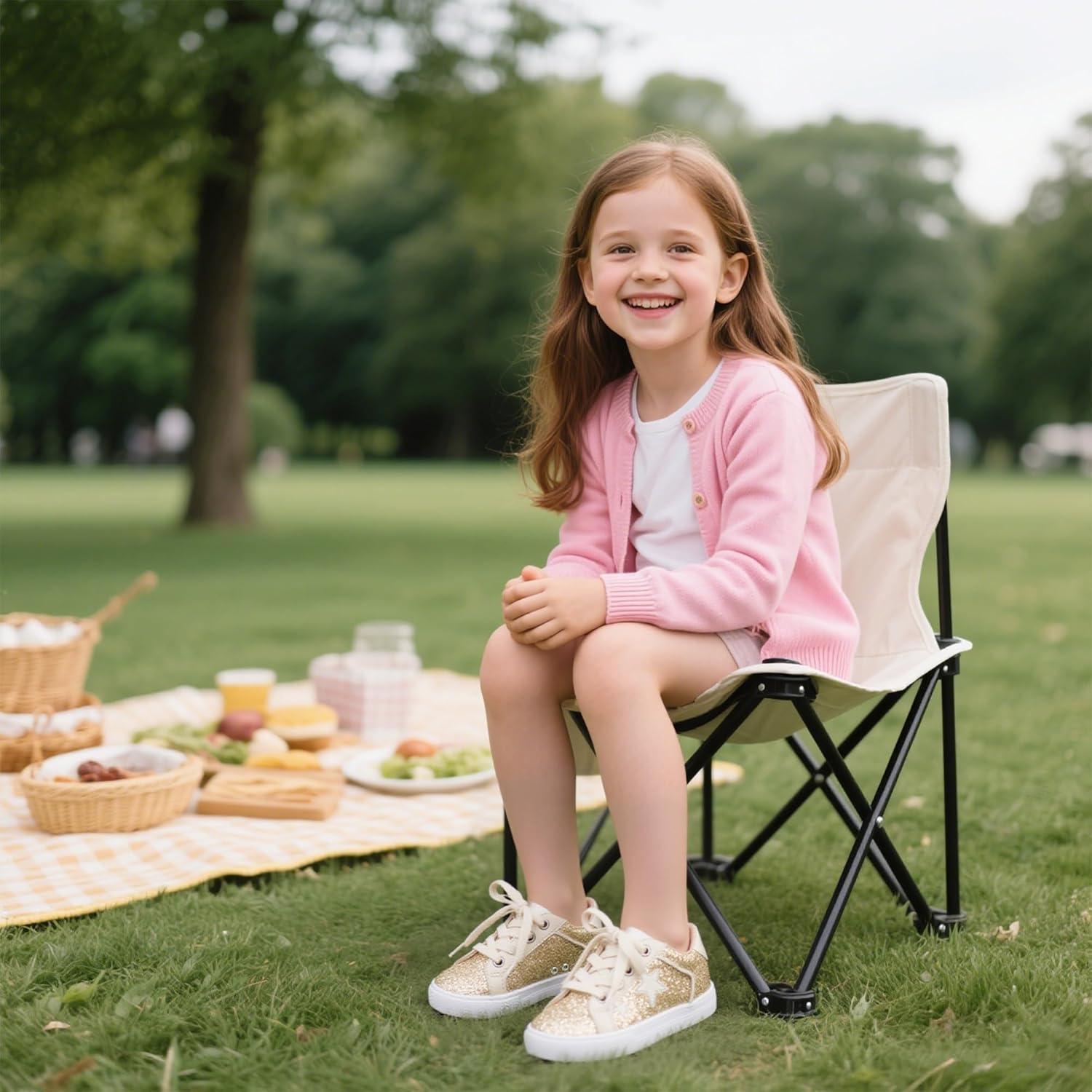 imageKiderence Toddler Girls Sneakers Little Girls Running Sports ShoesToddlerLittle KidsCs06gold