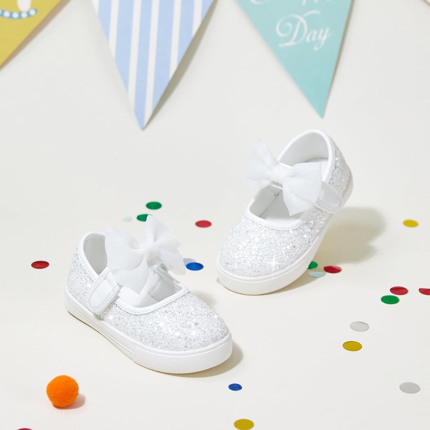 imageKiderence Toddler Girls Sneakers Little Girls Running Sports ShoesToddlerLittle KidsCs801white