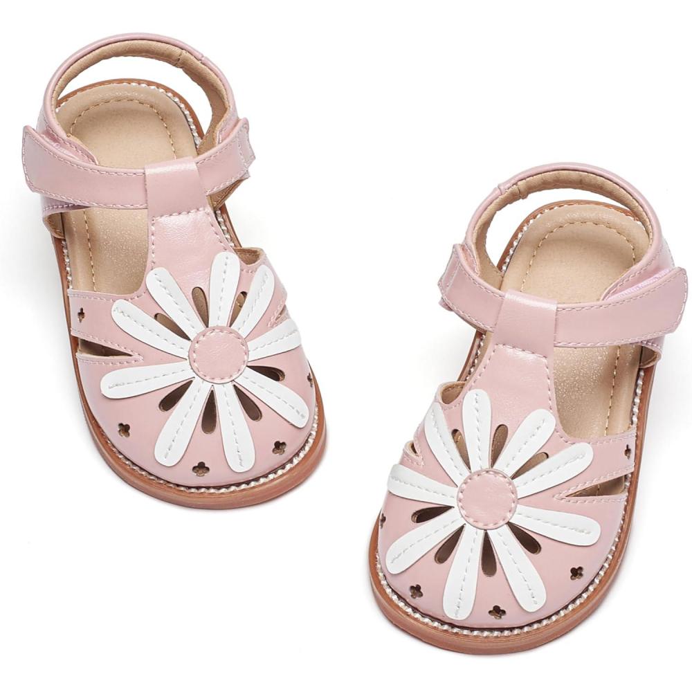 imageKiderence Toddler Girls Sandals Little Girls Kids Summer Shoes Toddler SandalsCk532 Pink
