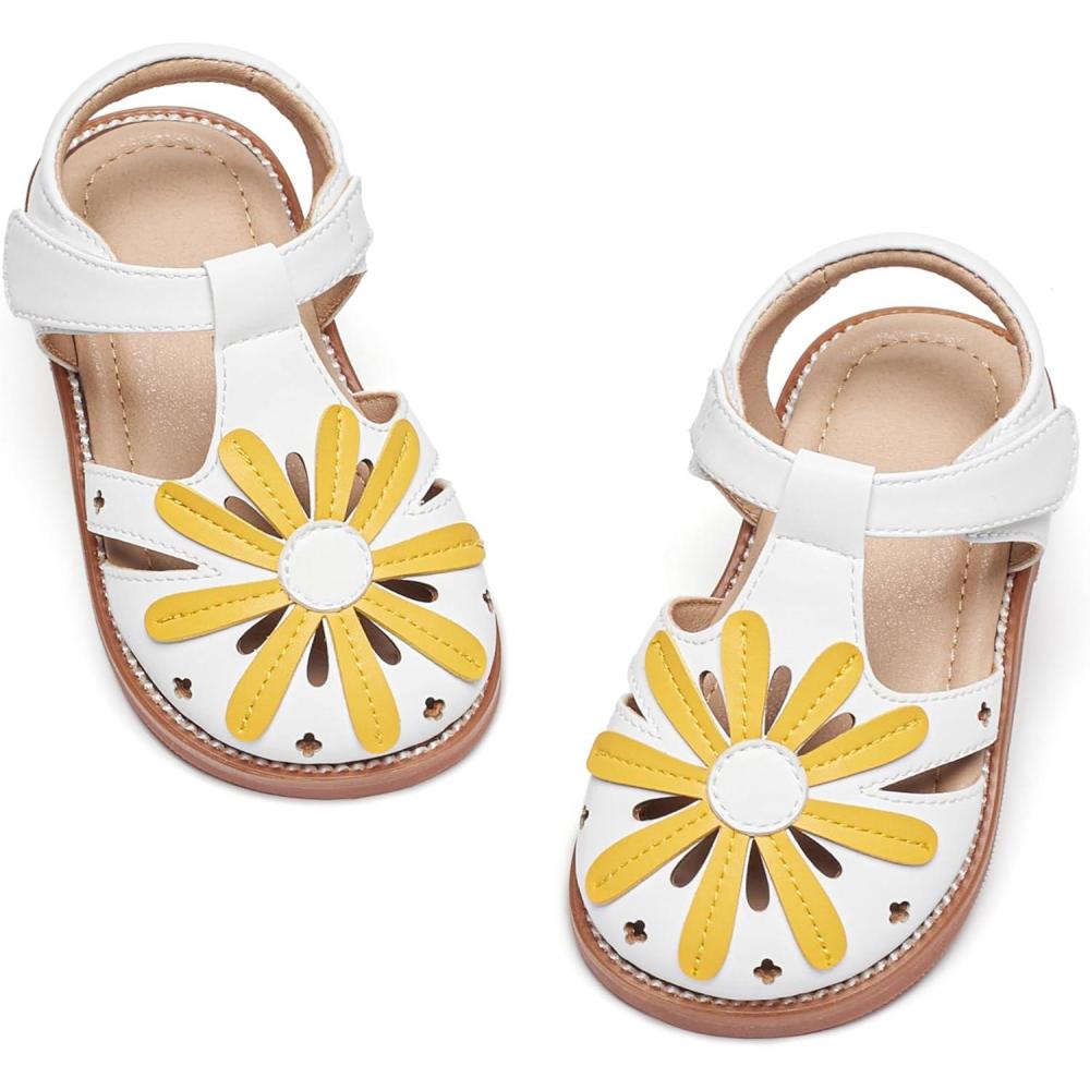 imageKiderence Toddler Girls Sandals Little Girls Kids Summer Shoes Toddler SandalsCk532 Yellow