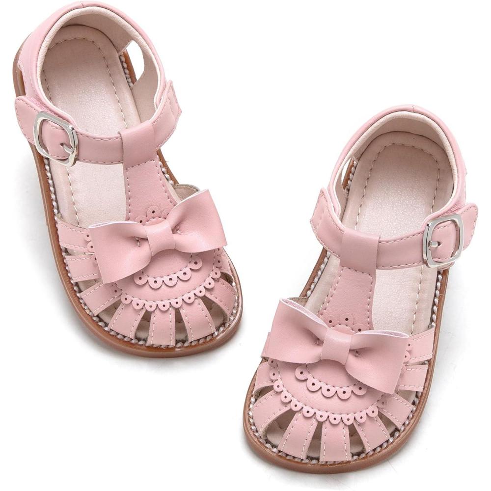 imageKiderence Toddler Girls Sandals Little Girls Kids Summer Shoes Toddler SandalsCk955 Pink