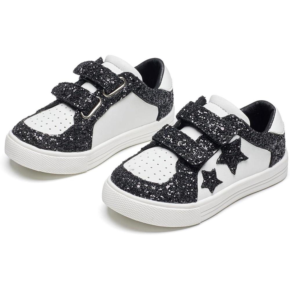 imageKiderence Toddler Girls Sneakers Little Girls Running Sports ShoesToddlerLittle KidsCs802black