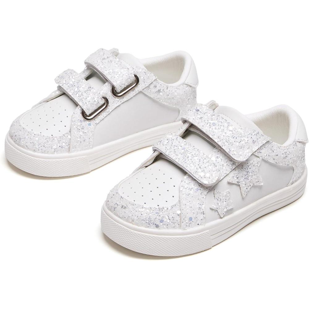 imageKiderence Toddler Girls Sneakers Little Girls Running Sports ShoesToddlerLittle KidsCs802white